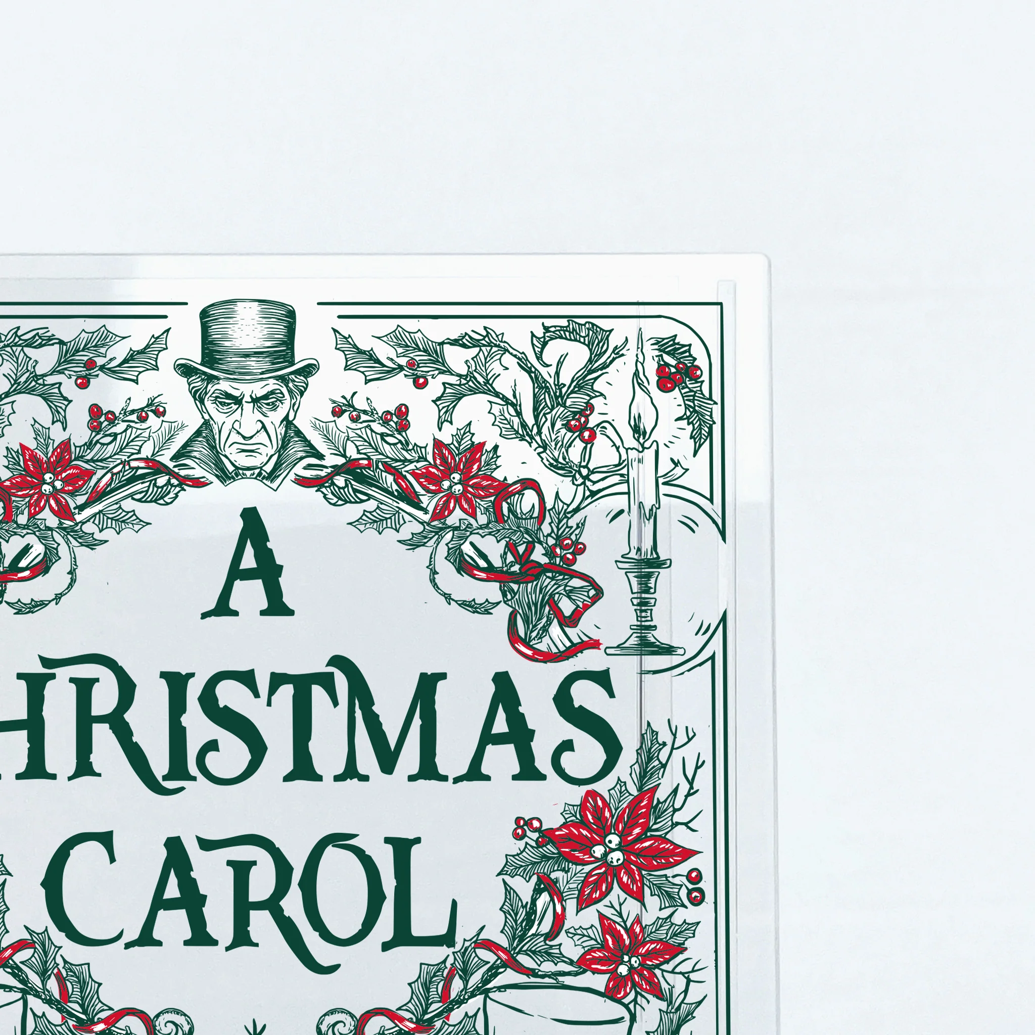 A Christmas Carol Acrylic Book Vase - Image 10