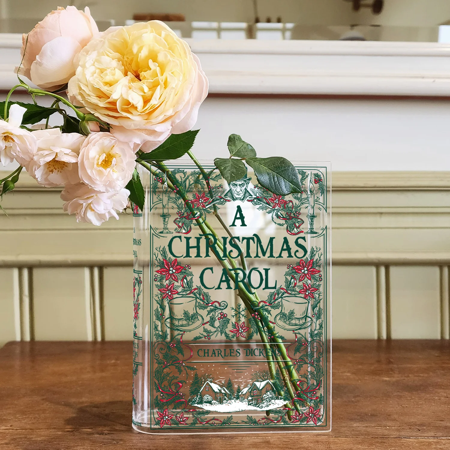 A Christmas Carol Acrylic Book Vase - Image 7