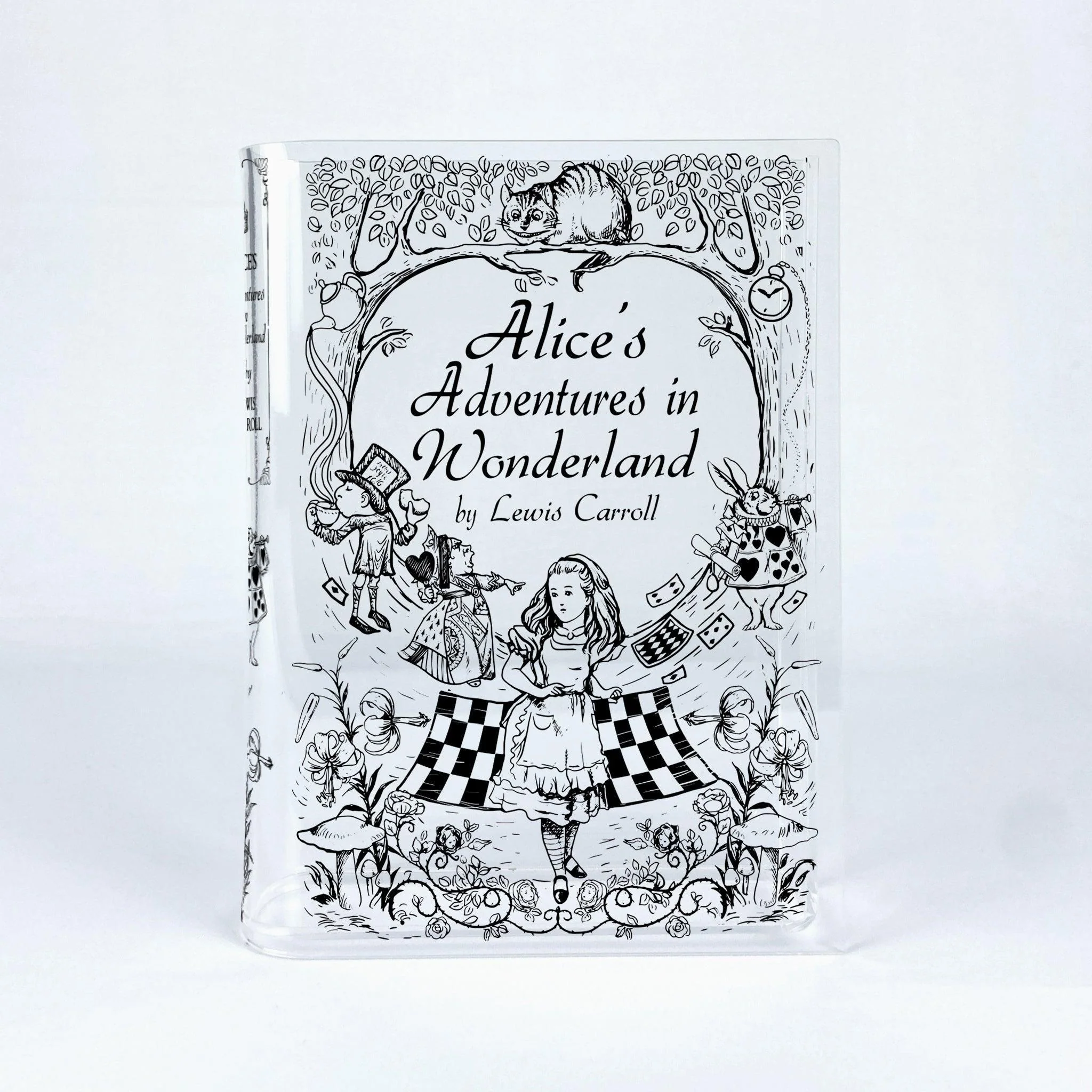 Alice in Wonderland Acrylic Book Vase - II - Image 8