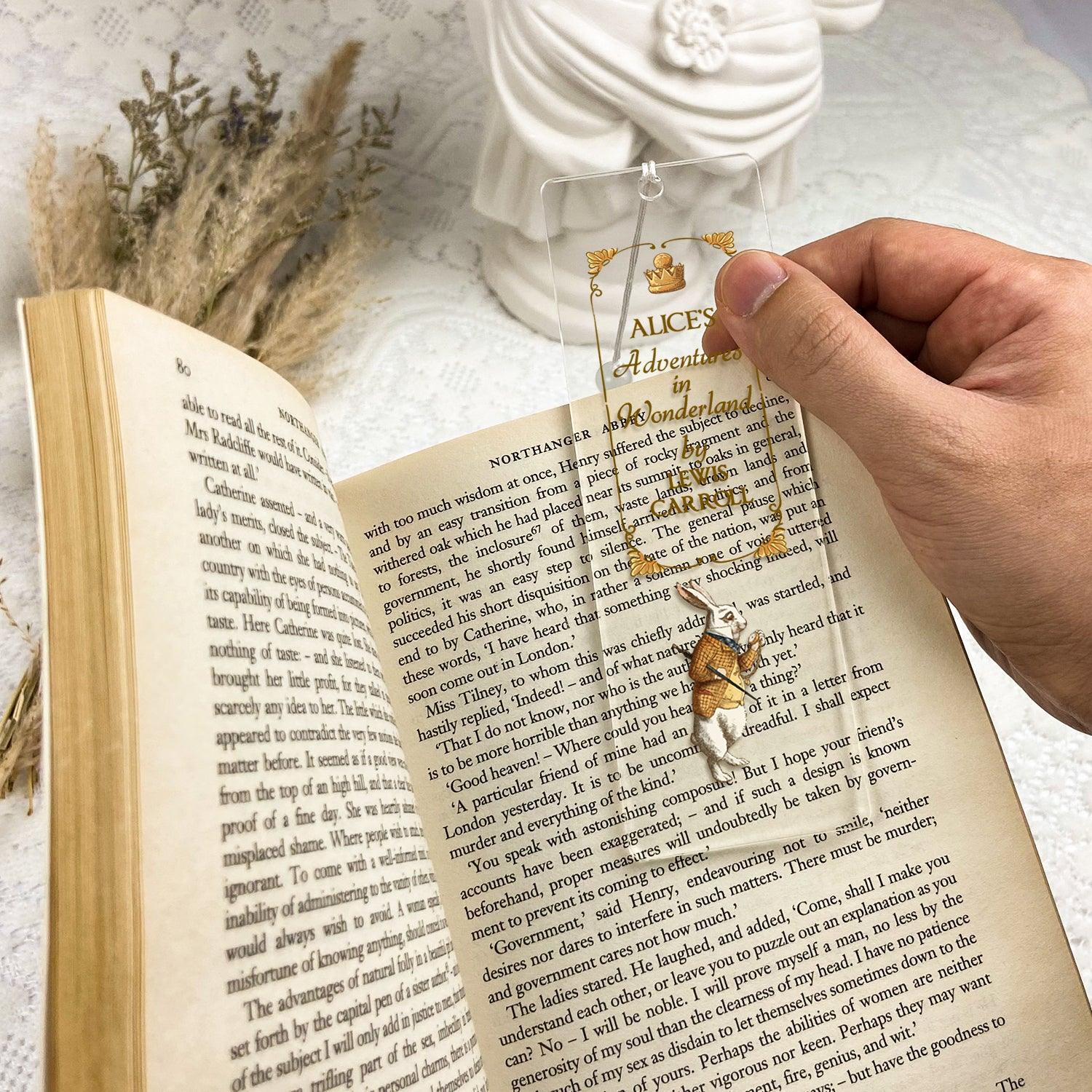 Alice's Adventures in Wonderland Acrylic Bookmark - Image 3