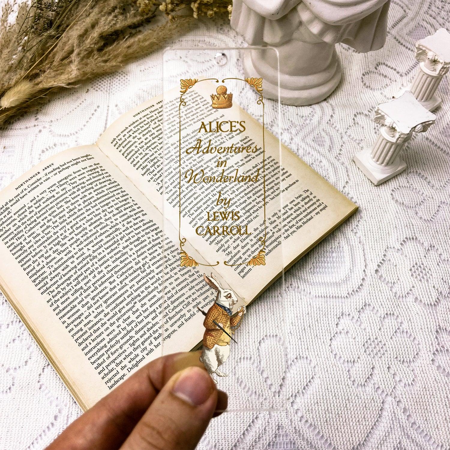Alice's Adventures in Wonderland Acrylic Bookmark - Image 4