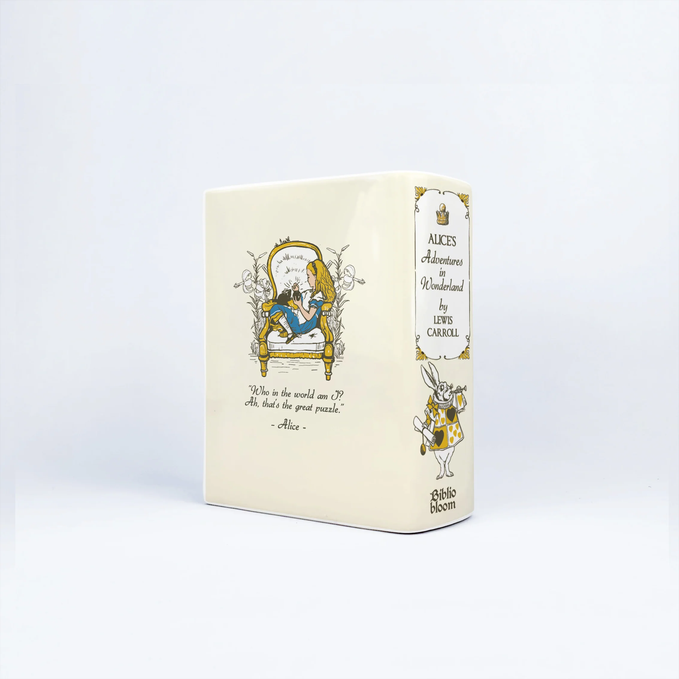 Alice in Wonderland Ceramic Book Vase II - Small - Image 11