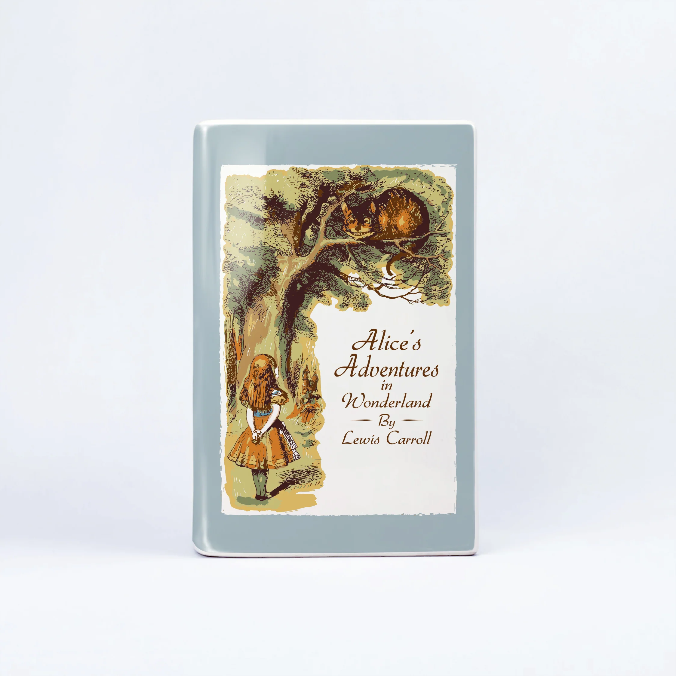 Alice in Wonderland Ceramic Book Vase - Large - Image 6
