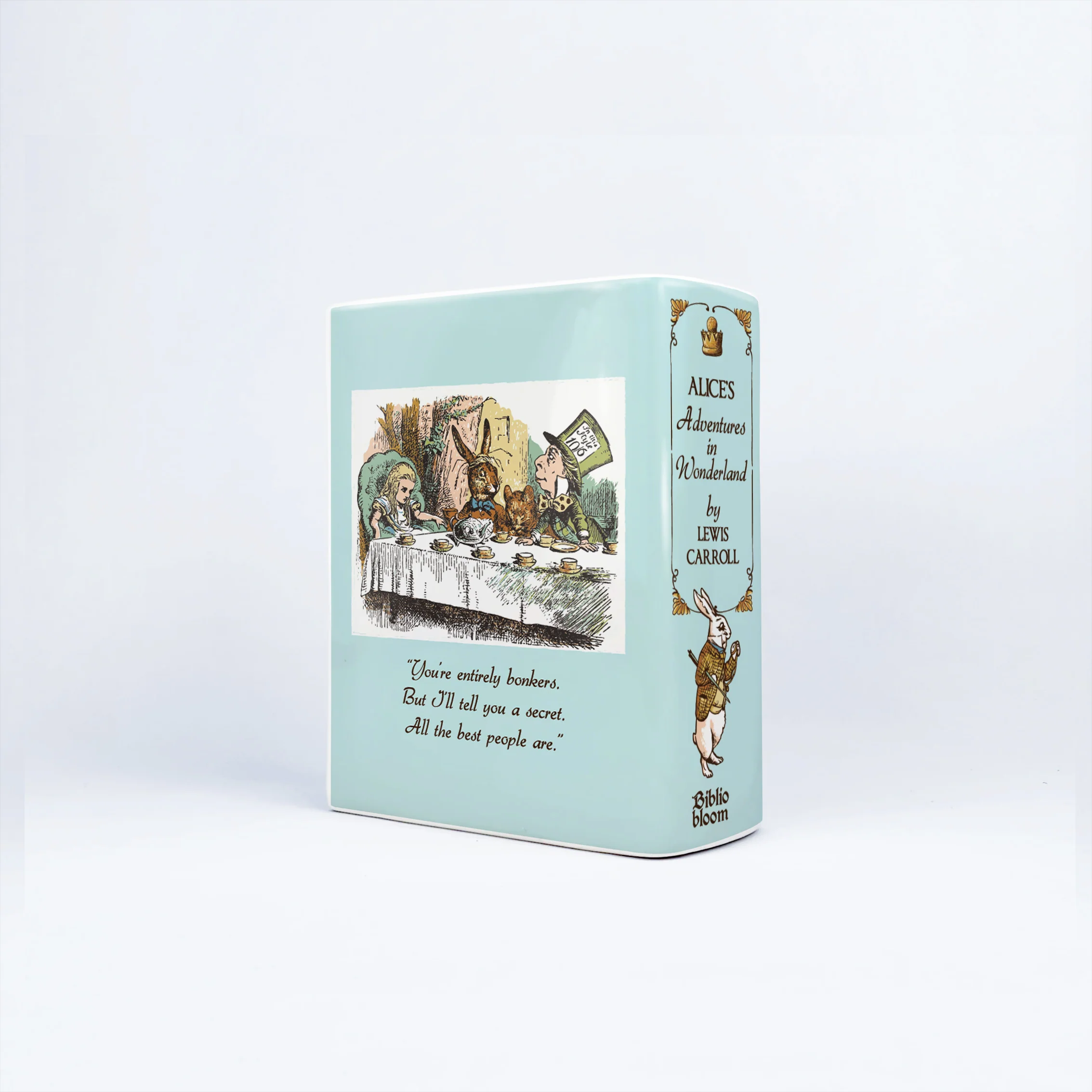 Alice in Wonderland Ceramic Book Vase - Small - Image 8