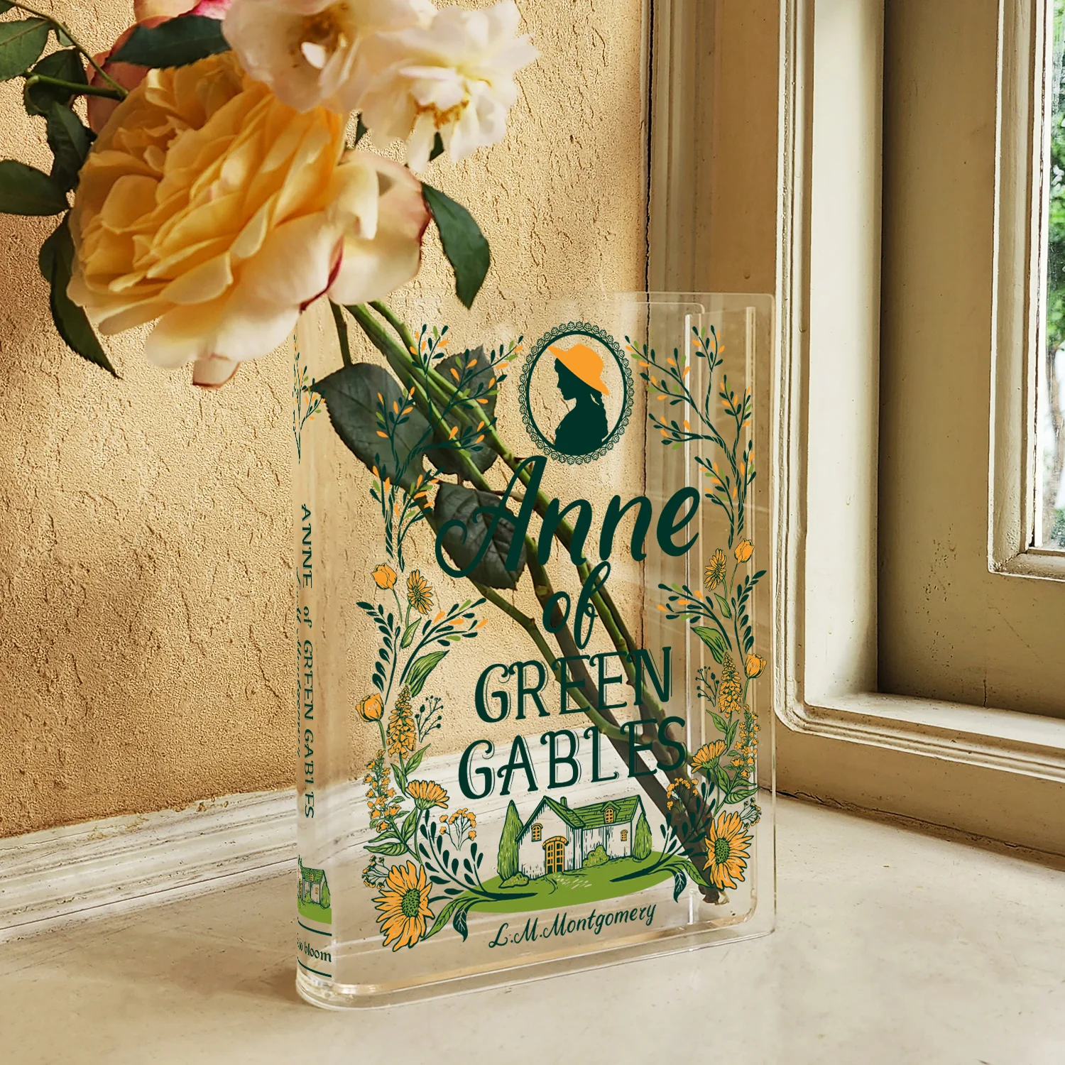 Anne of Green Gables Acrylic Book Vase - Colorful - Image 4