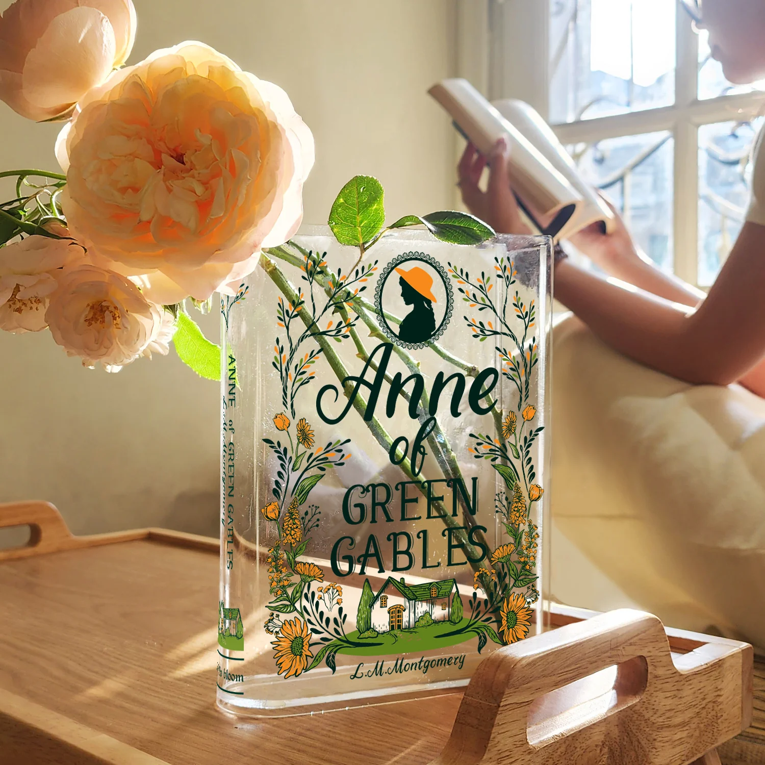 Anne of Green Gables Acrylic Book Vase - Colorful - Image 5