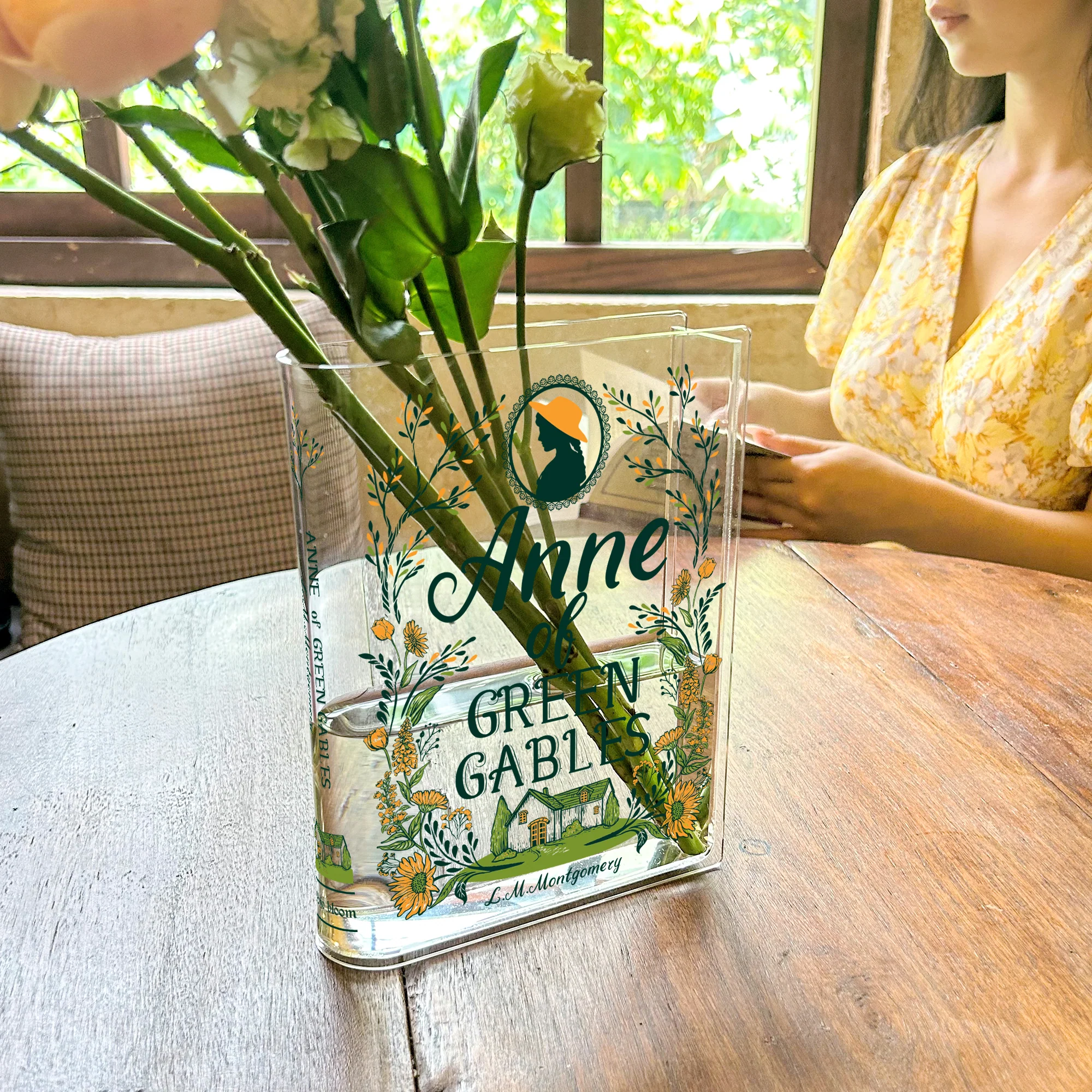 Anne of Green Gables Acrylic Book Vase - Colorful - Image 6
