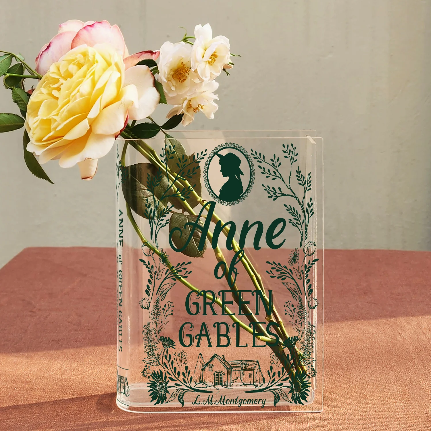 Anne of Green Gables Acrylic Book Vase - Green - Image 2