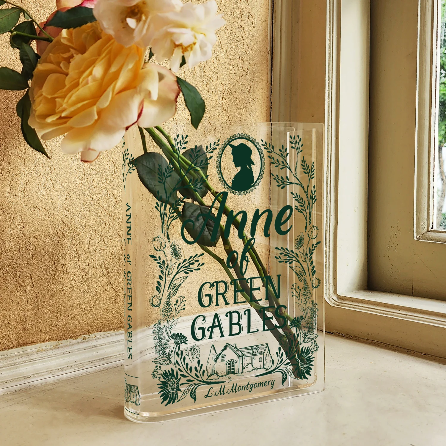 Anne of Green Gables Acrylic Book Vase - Green - Image 3