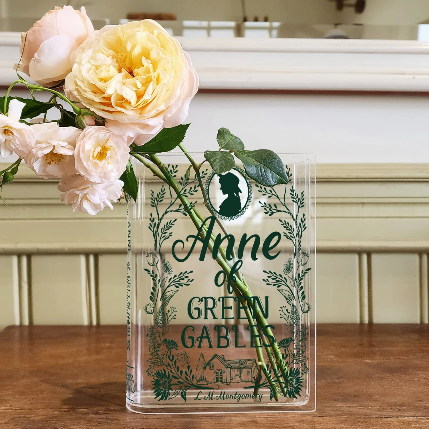 Anne of Green Gables Acrylic Book Vase - Green - Image 6