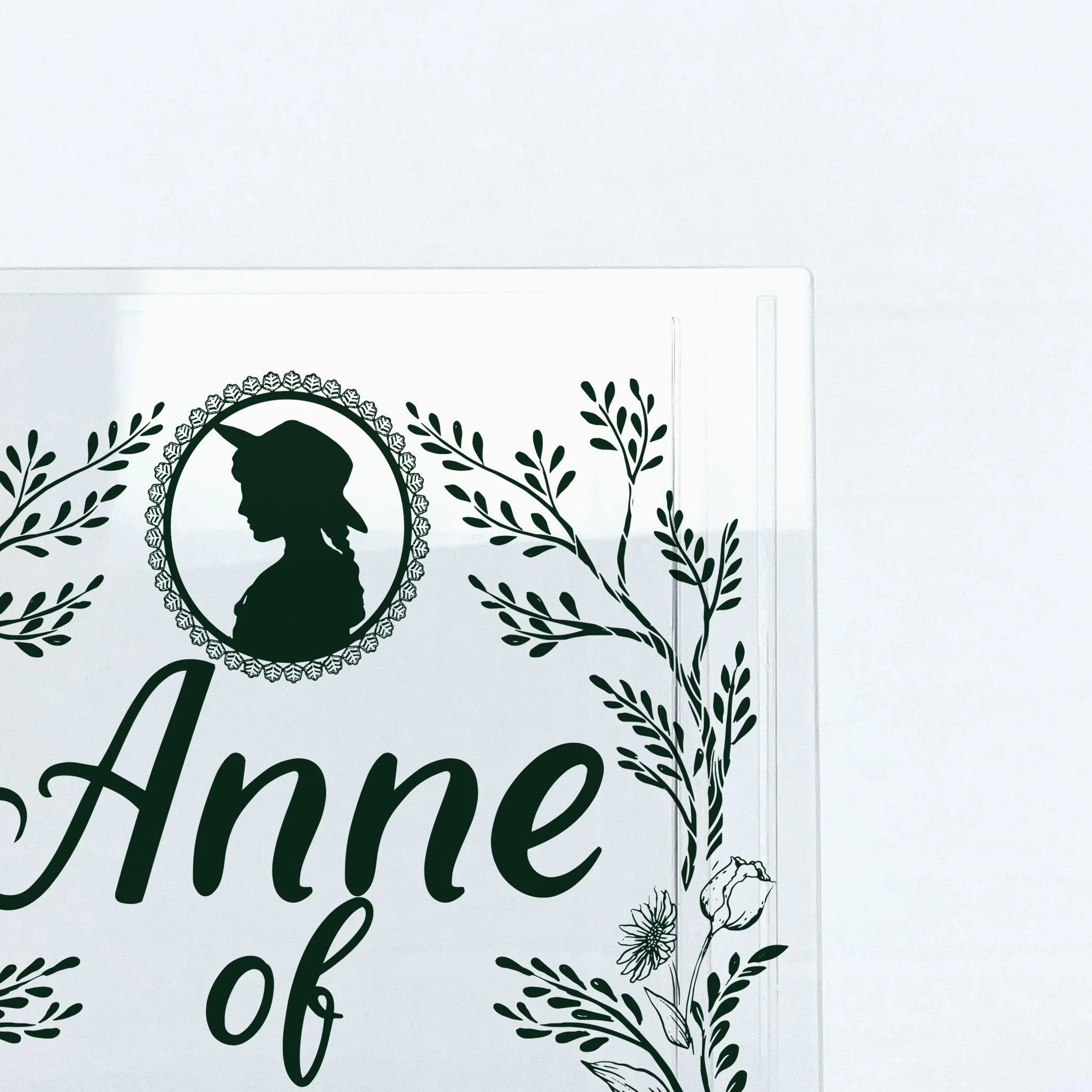Anne of Green Gables Acrylic Book Vase - Green - Image 9