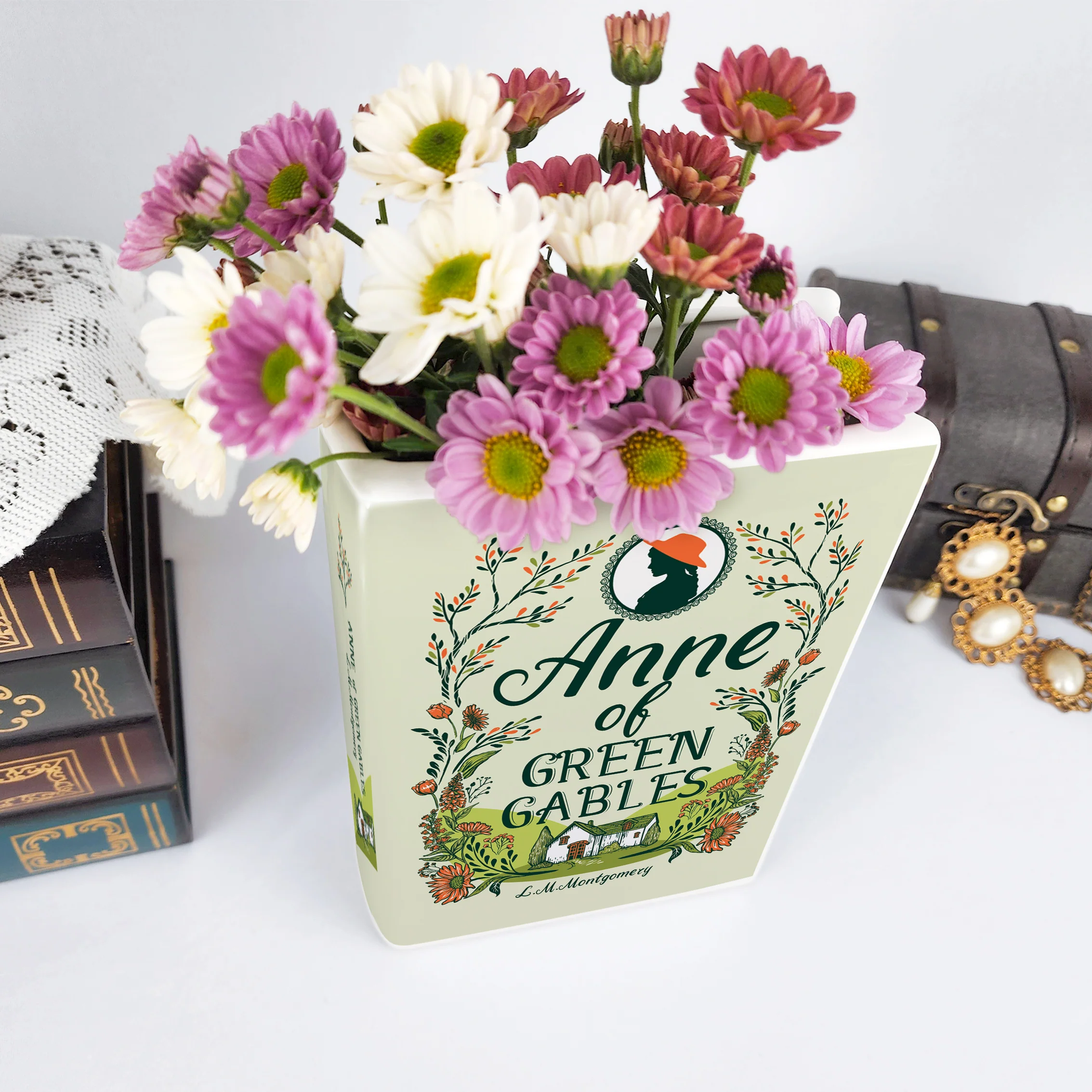 Anne of Green Gables Ceramic Book Vase - Large - Image 5