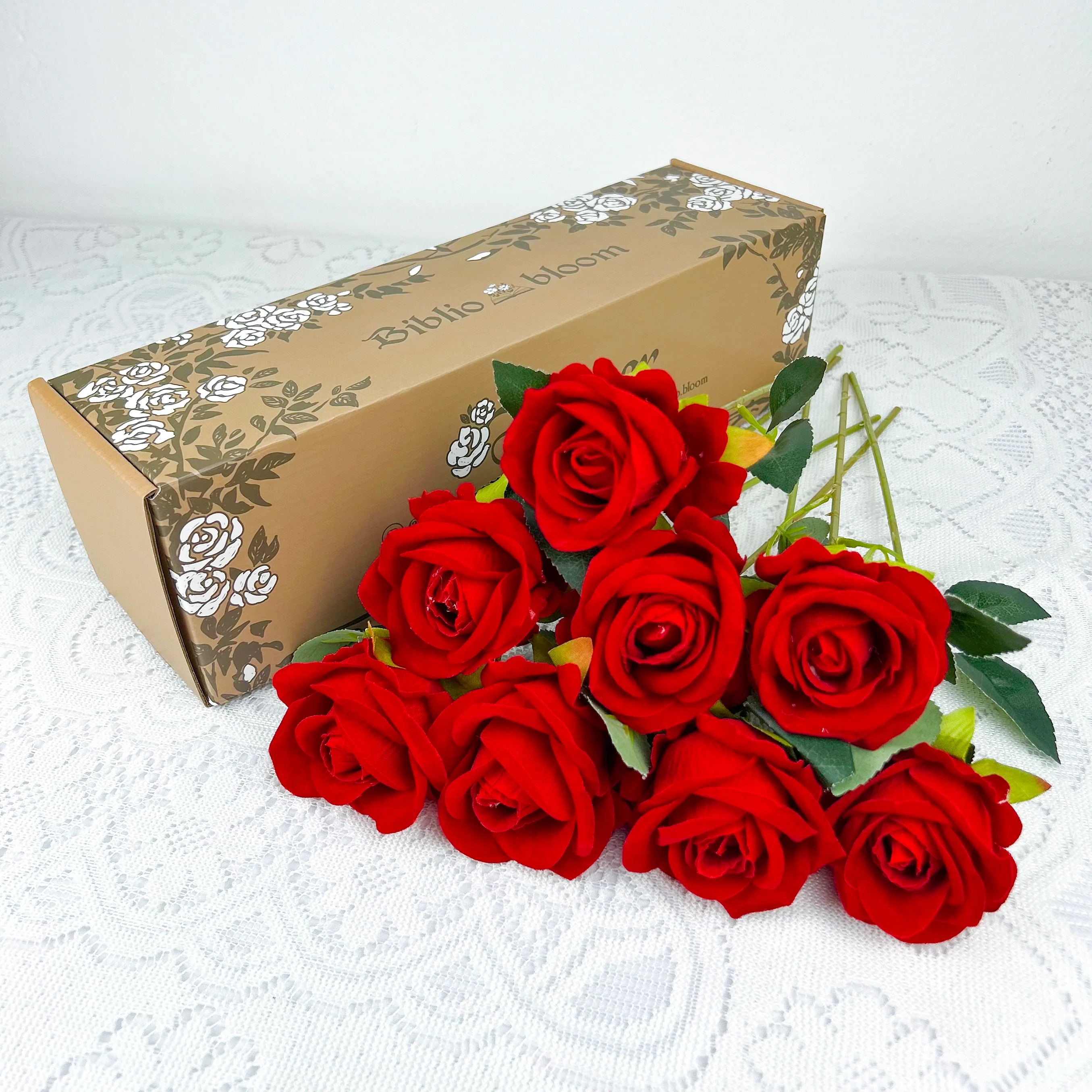 8PCS Artificial Roses - Image 9