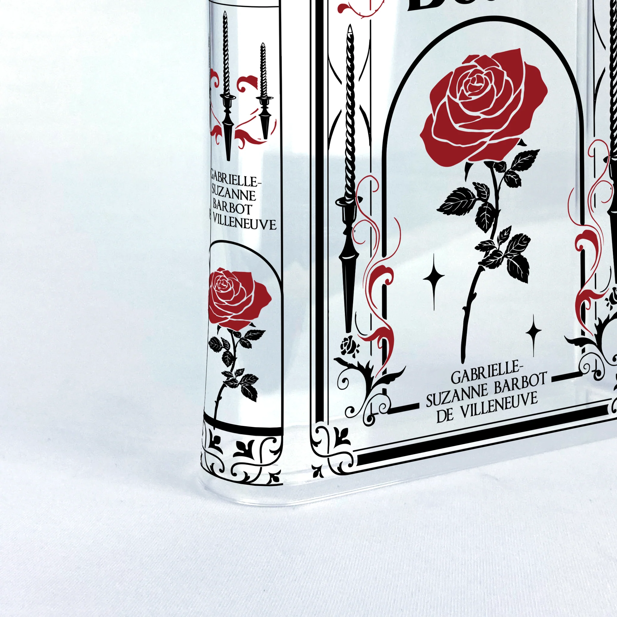 Beauty and the Beast Acrylic Book Vase - II - Image 10