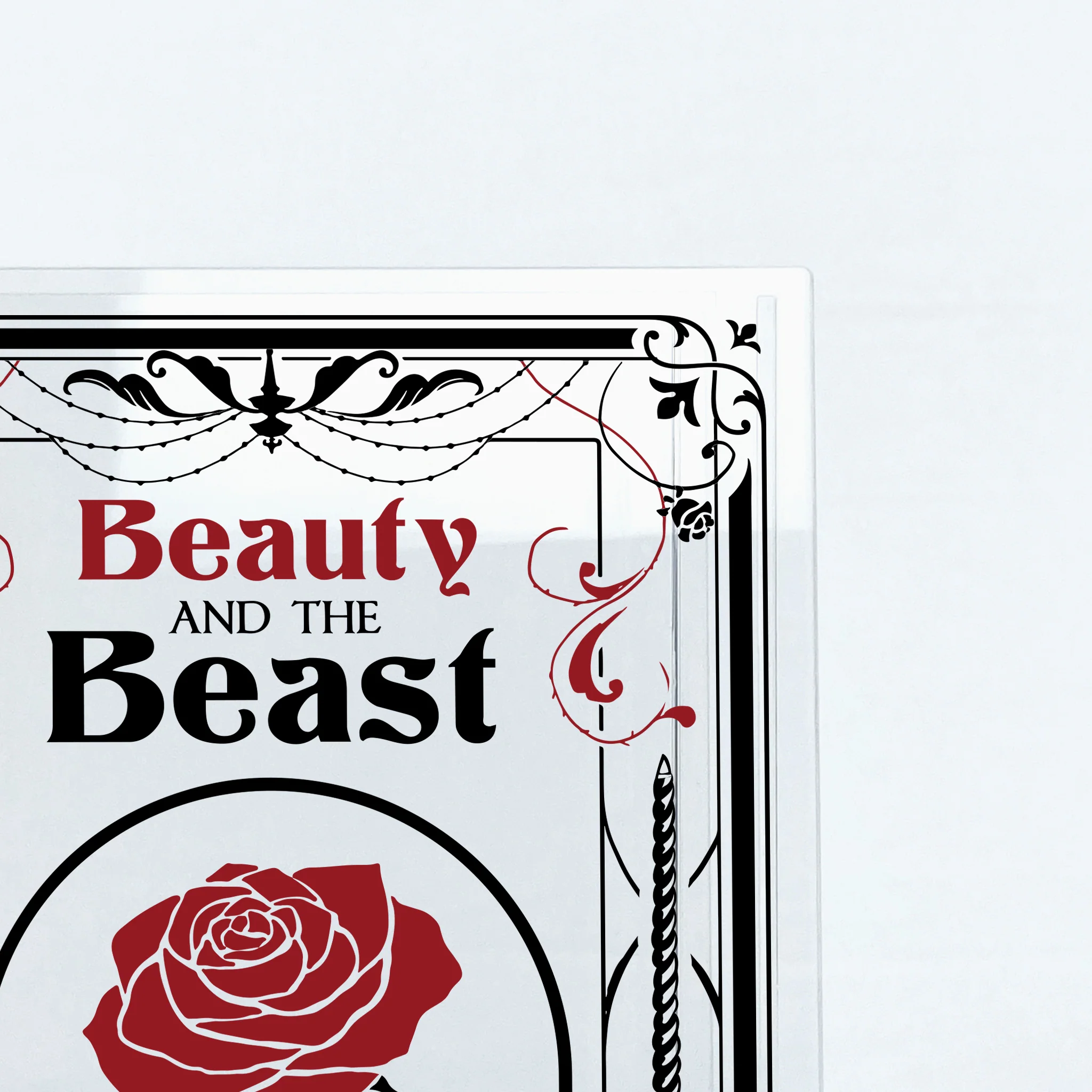 Beauty and the Beast Acrylic Book Vase - II - Image 9