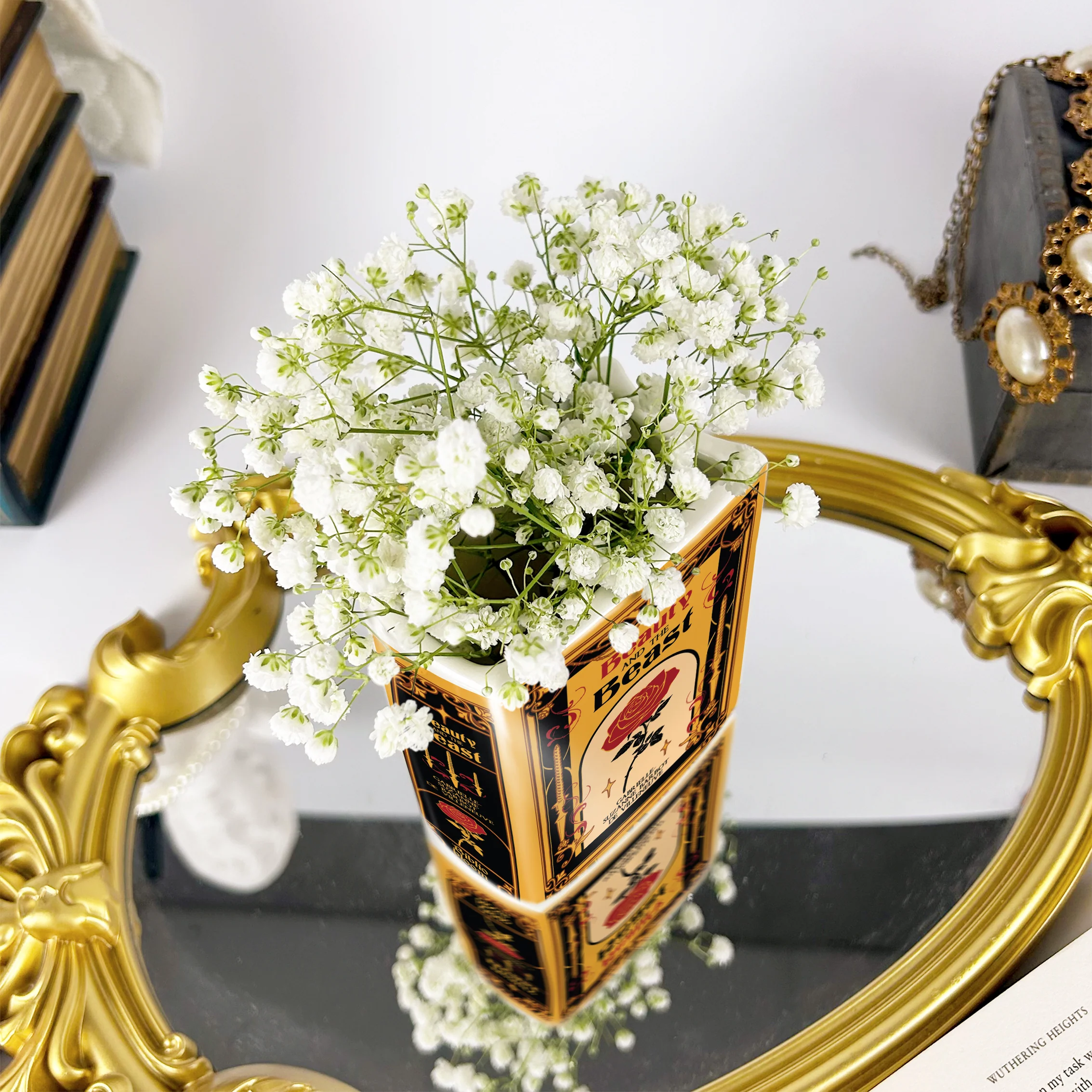 Beauty and the Beast Ceramic Book Vase - Small - Image 7