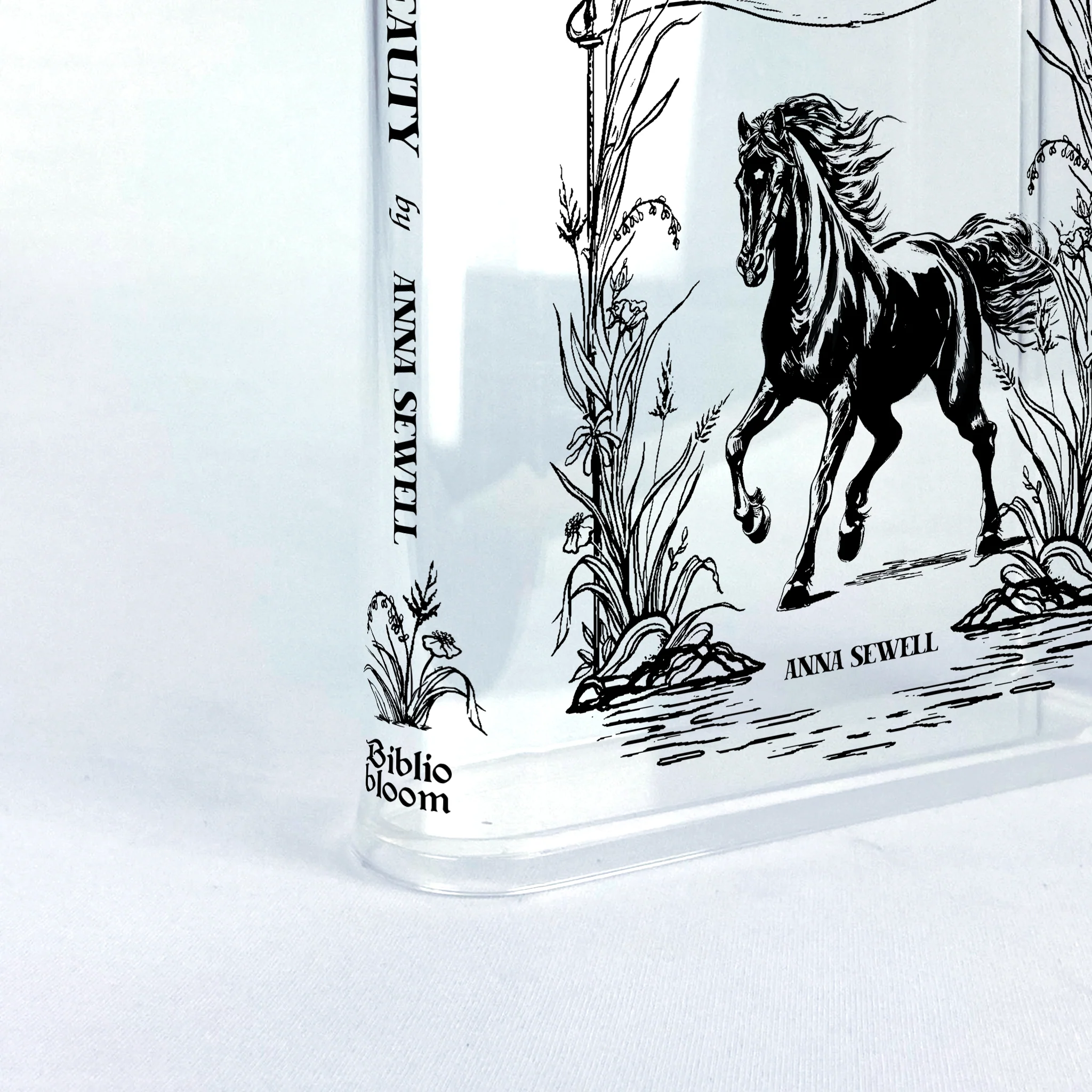Black Beauty Acrylic Book Vase - Image 10