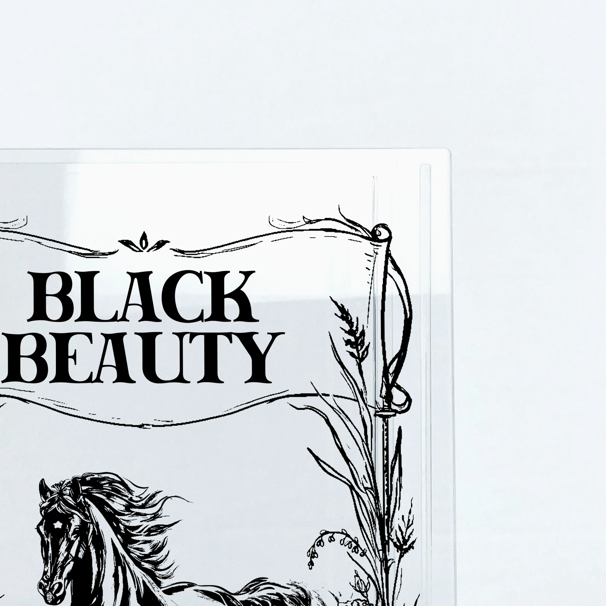 Black Beauty Acrylic Book Vase - Image 11