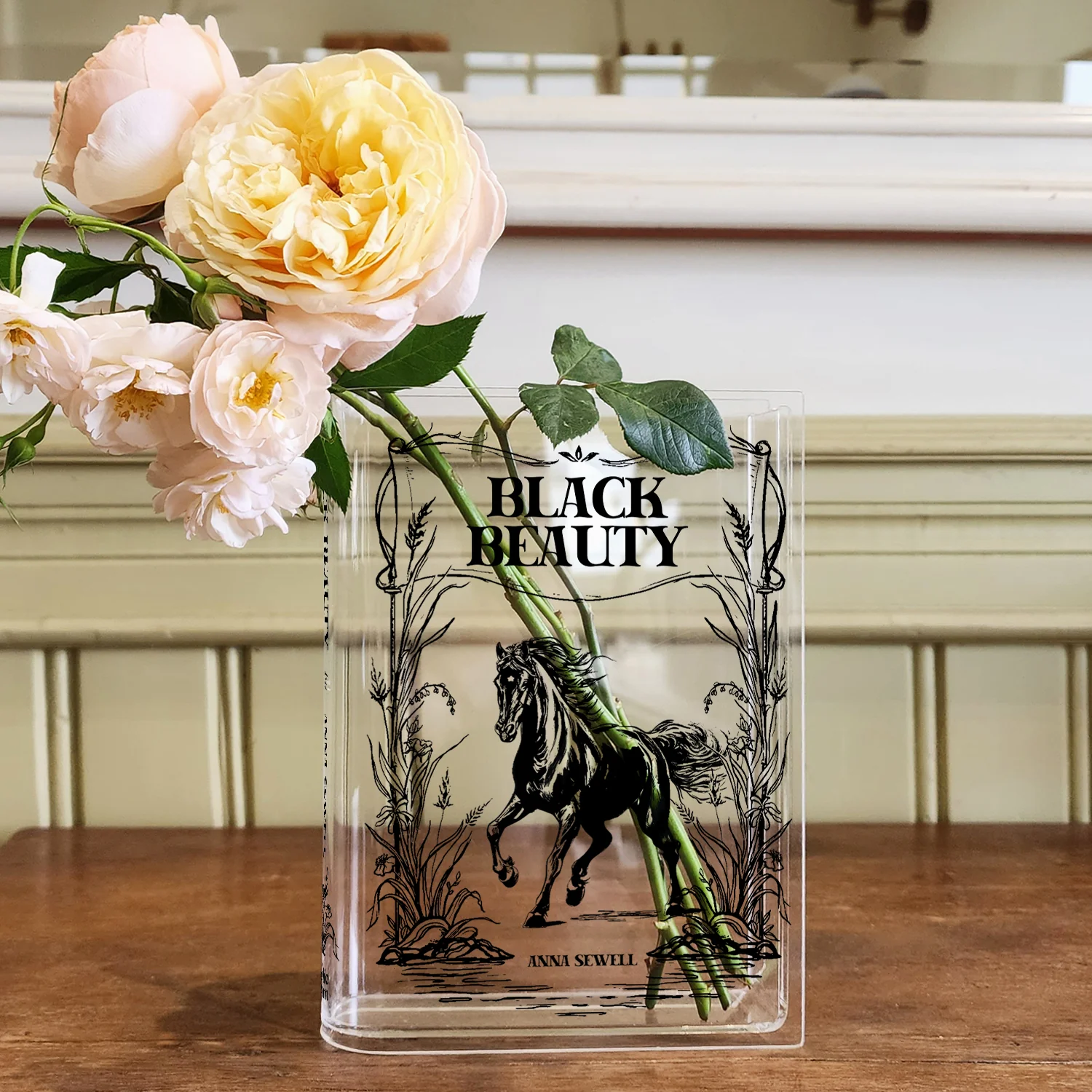 Black Beauty Acrylic Book Vase - Image 6