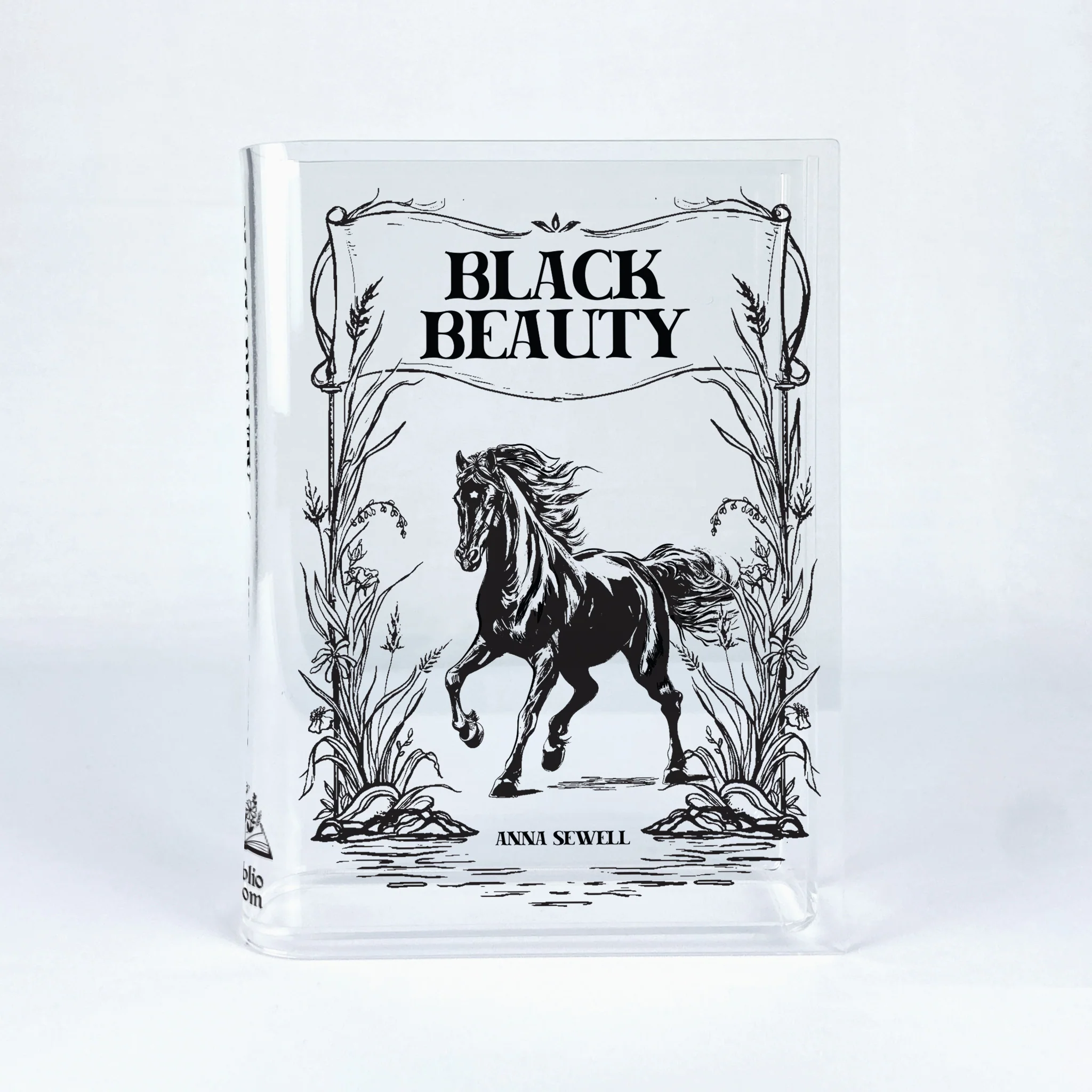 Black Beauty Acrylic Book Vase - Image 8