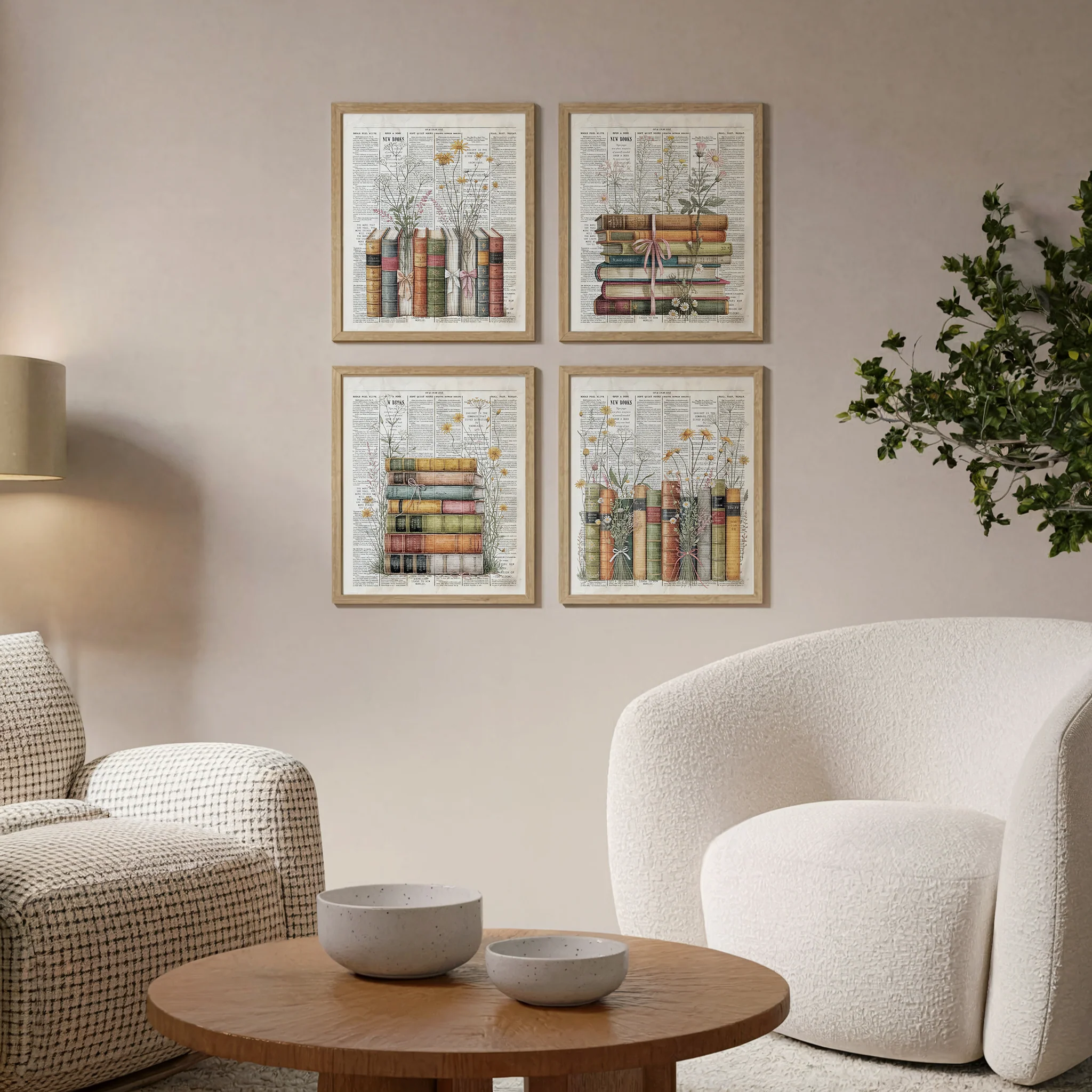 Book Poster II - Set of 4 - 8"x10" Unframed - Image 3
