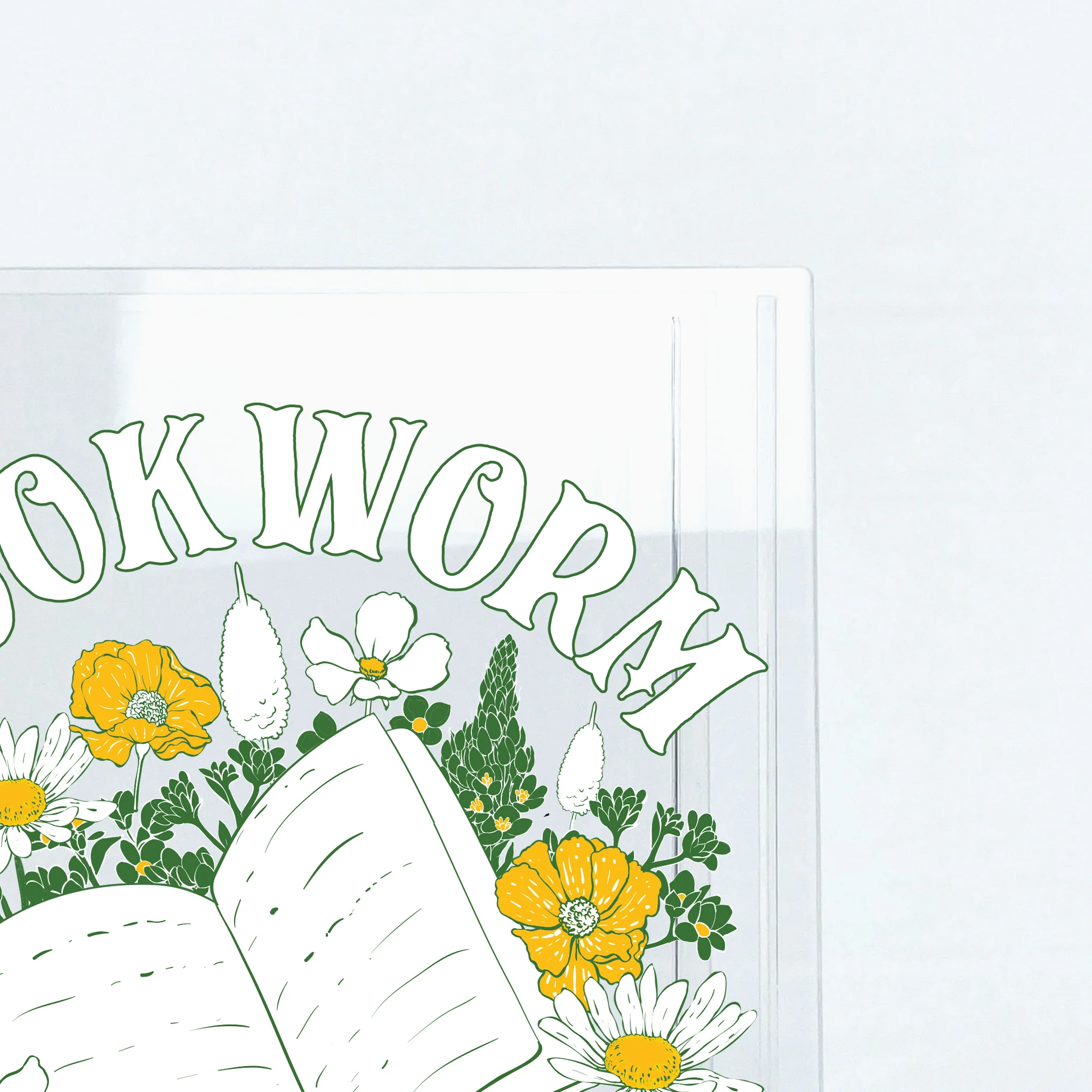 Bookworm Acrylic Book Vase - Image 9