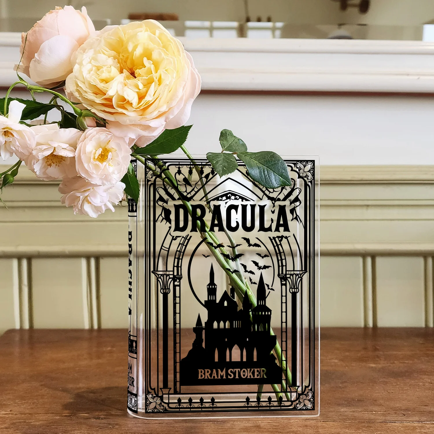Dracula Acrylic Book Vase - Black - Image 6