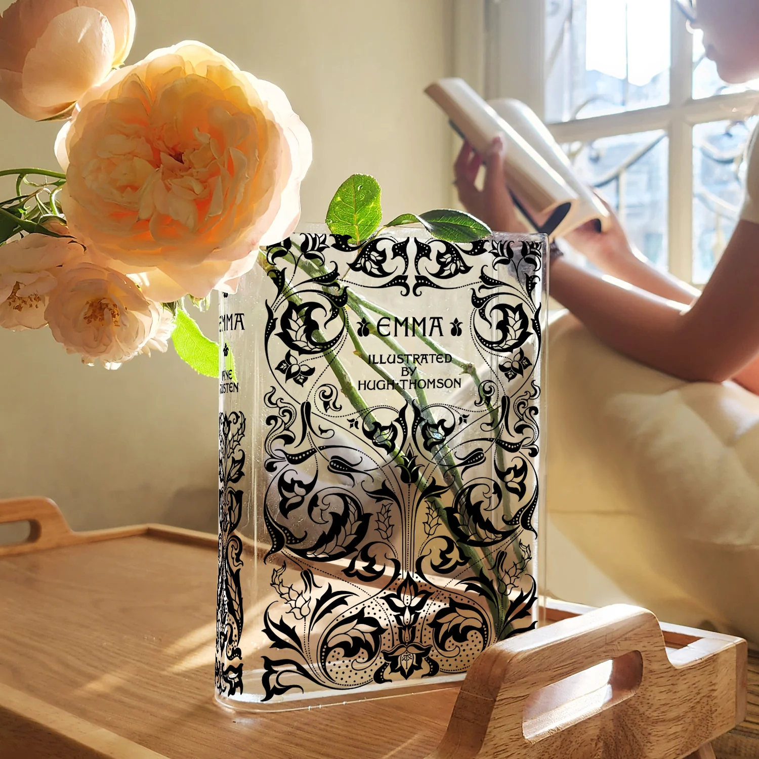 Emma Acrylic Book Vase - Image 4