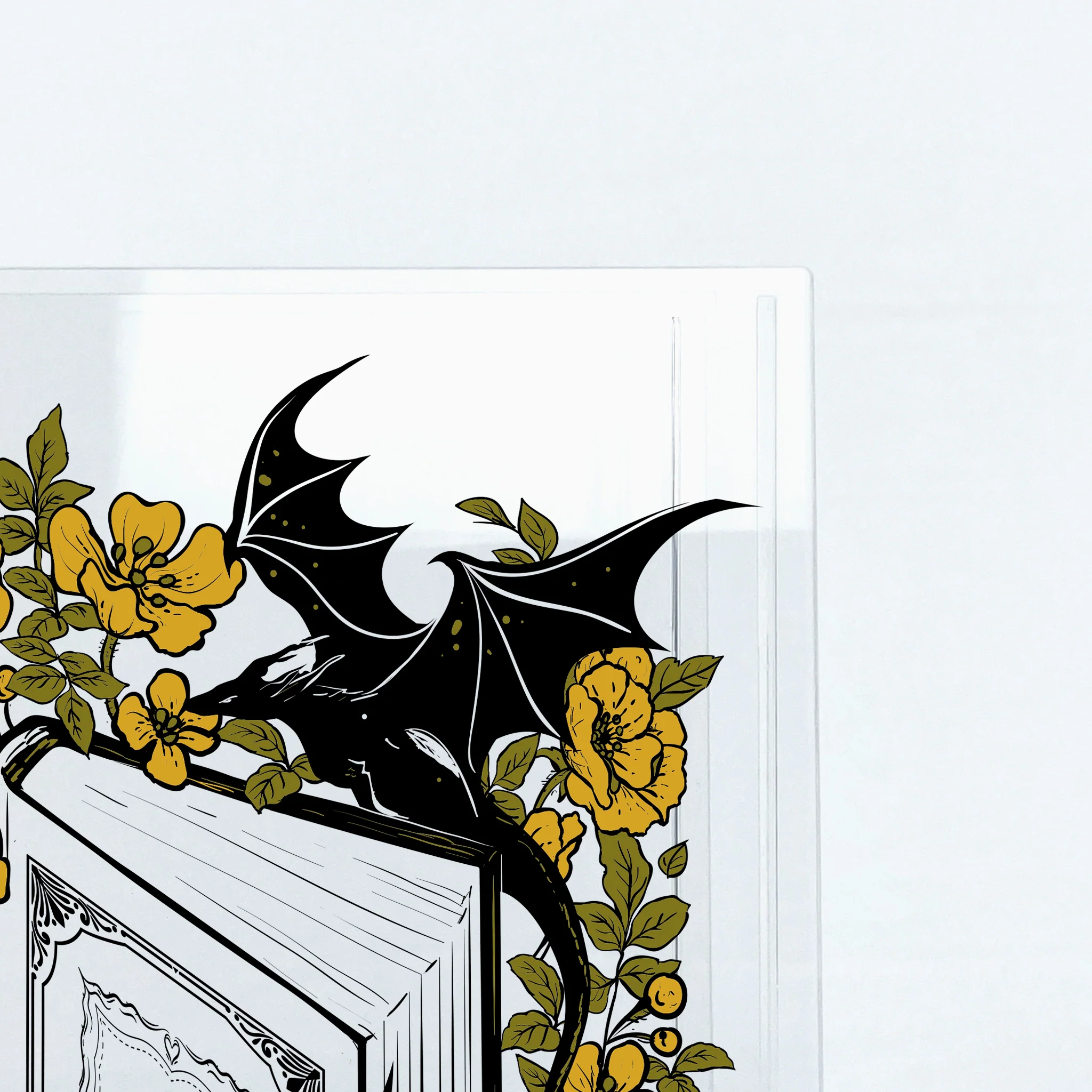 Dragon Acrylic Book Vase - Image 10