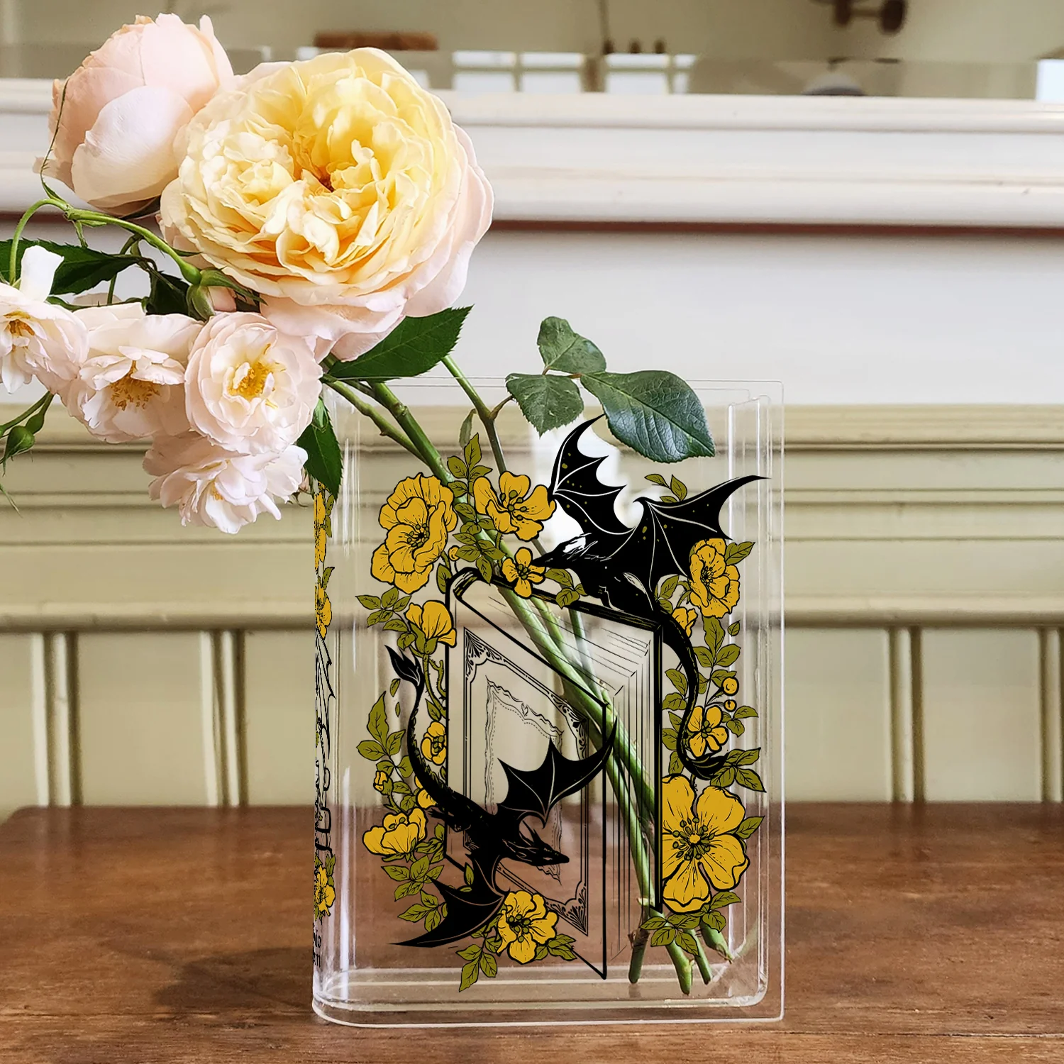 Dragon Acrylic Book Vase - Image 6