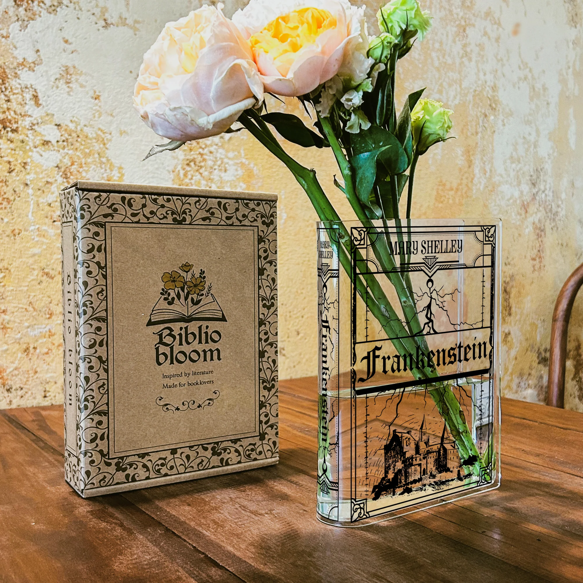 Frankenstein Acrylic Book Vase - Image 5