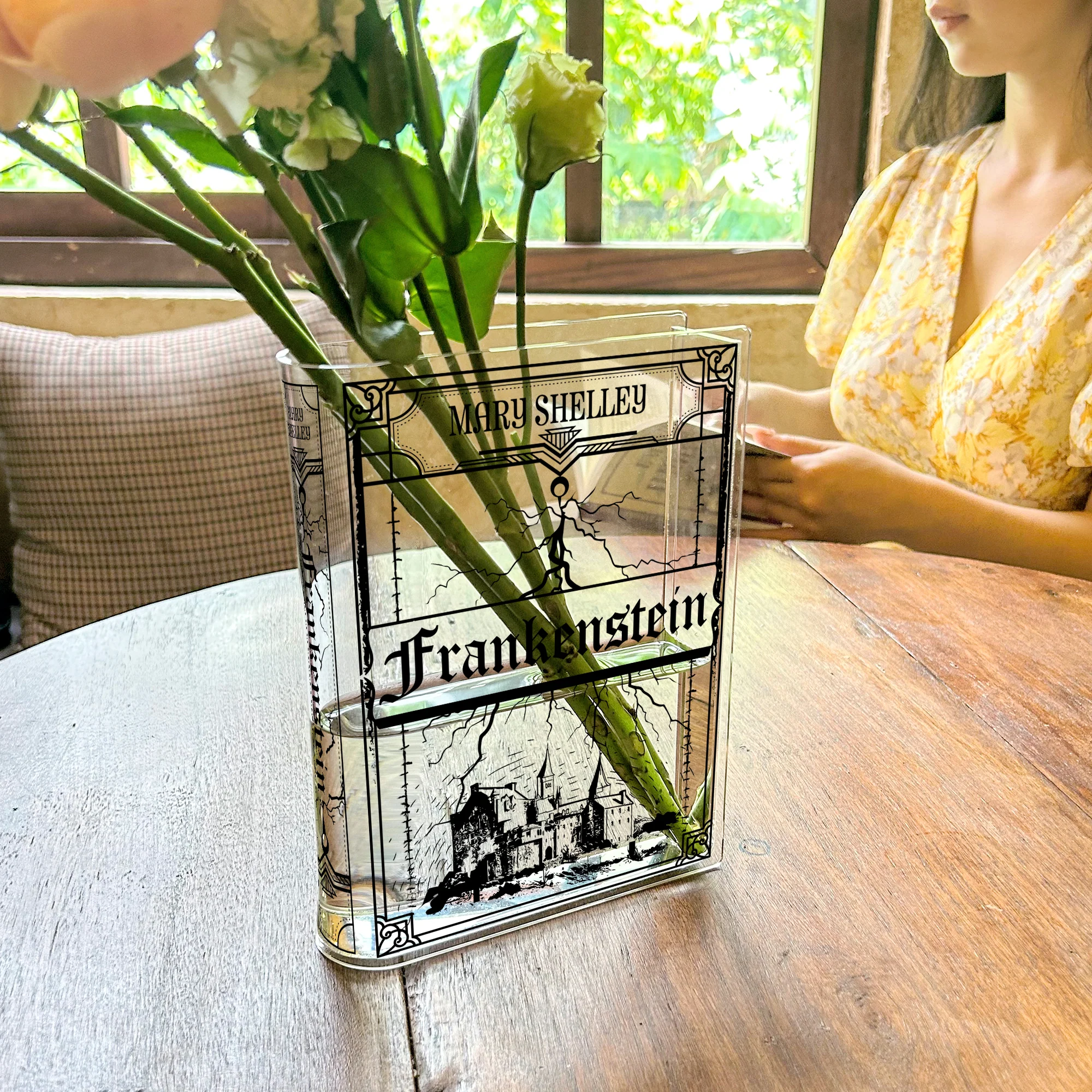 Frankenstein Acrylic Book Vase - Image 7