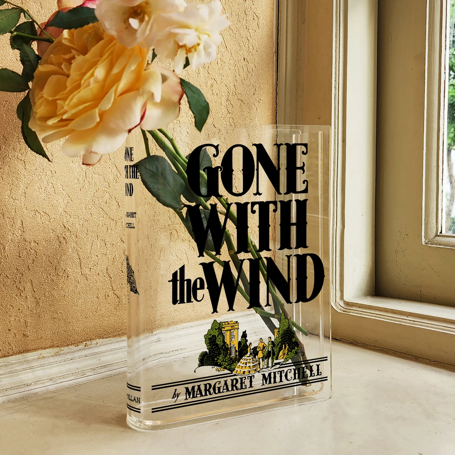 Gone with the Wind Acrylic Book Vase - Image 3