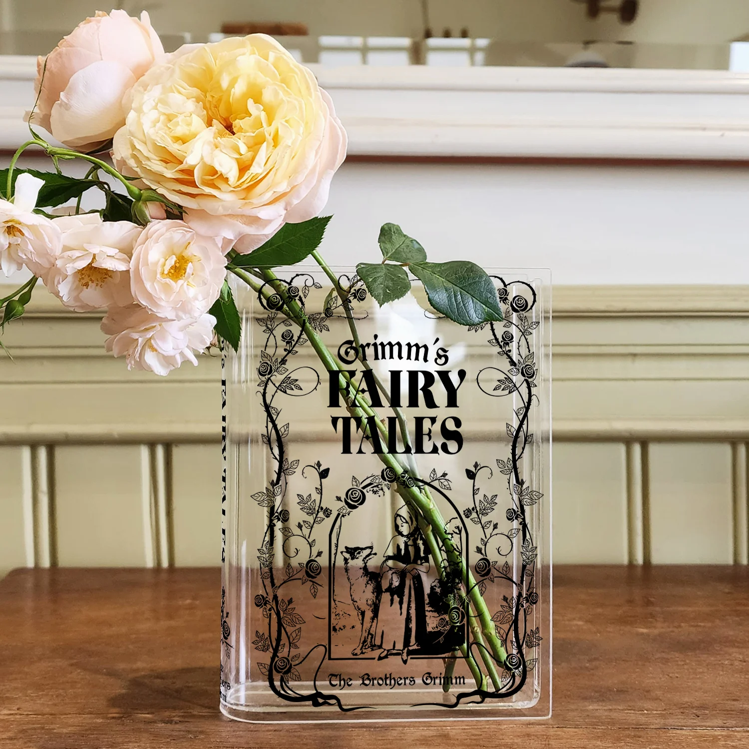 Grimms' Fairy Tales Acrylic Book Vase - Image 6