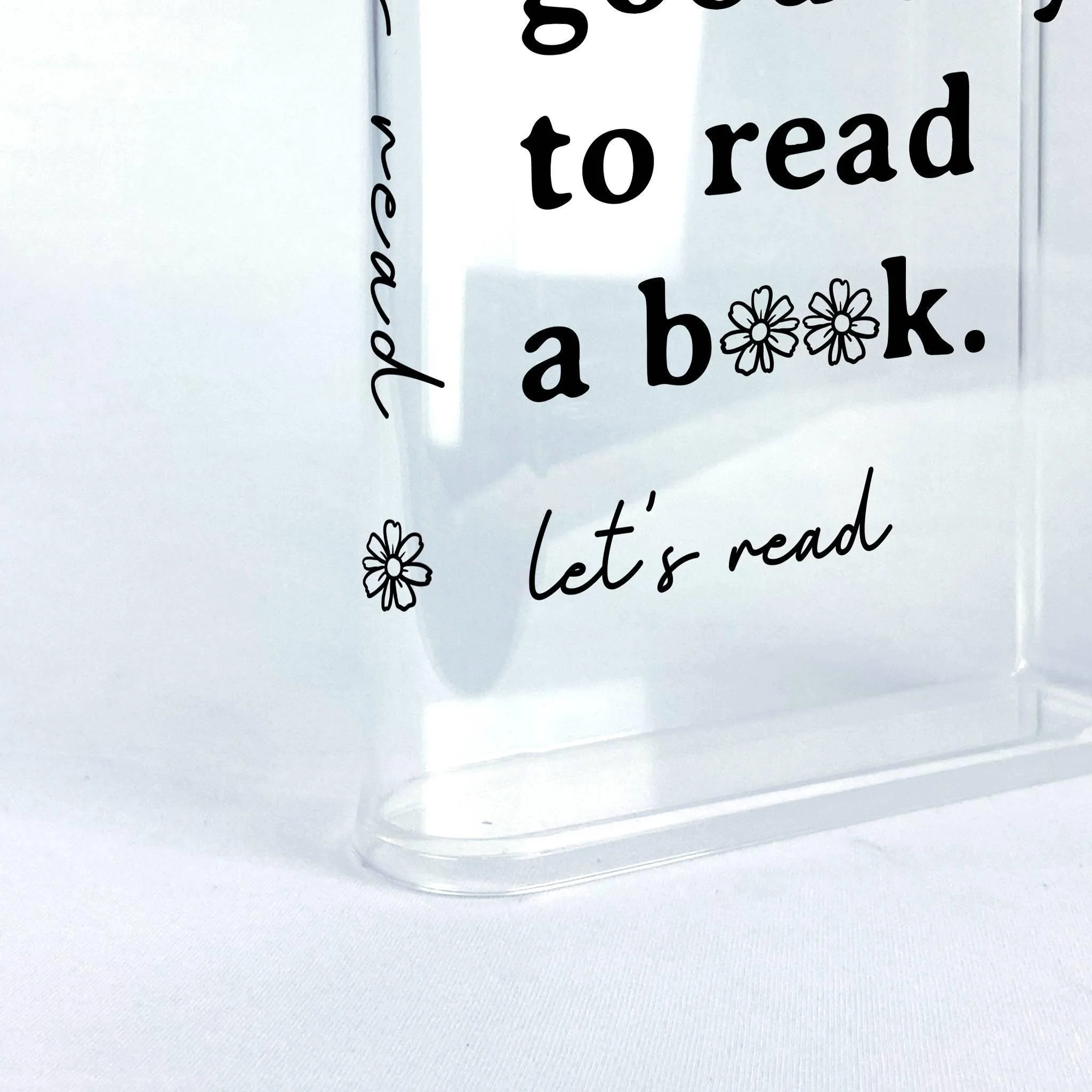 Good Day To Read A Book Acrylic Book Vase - Image 10