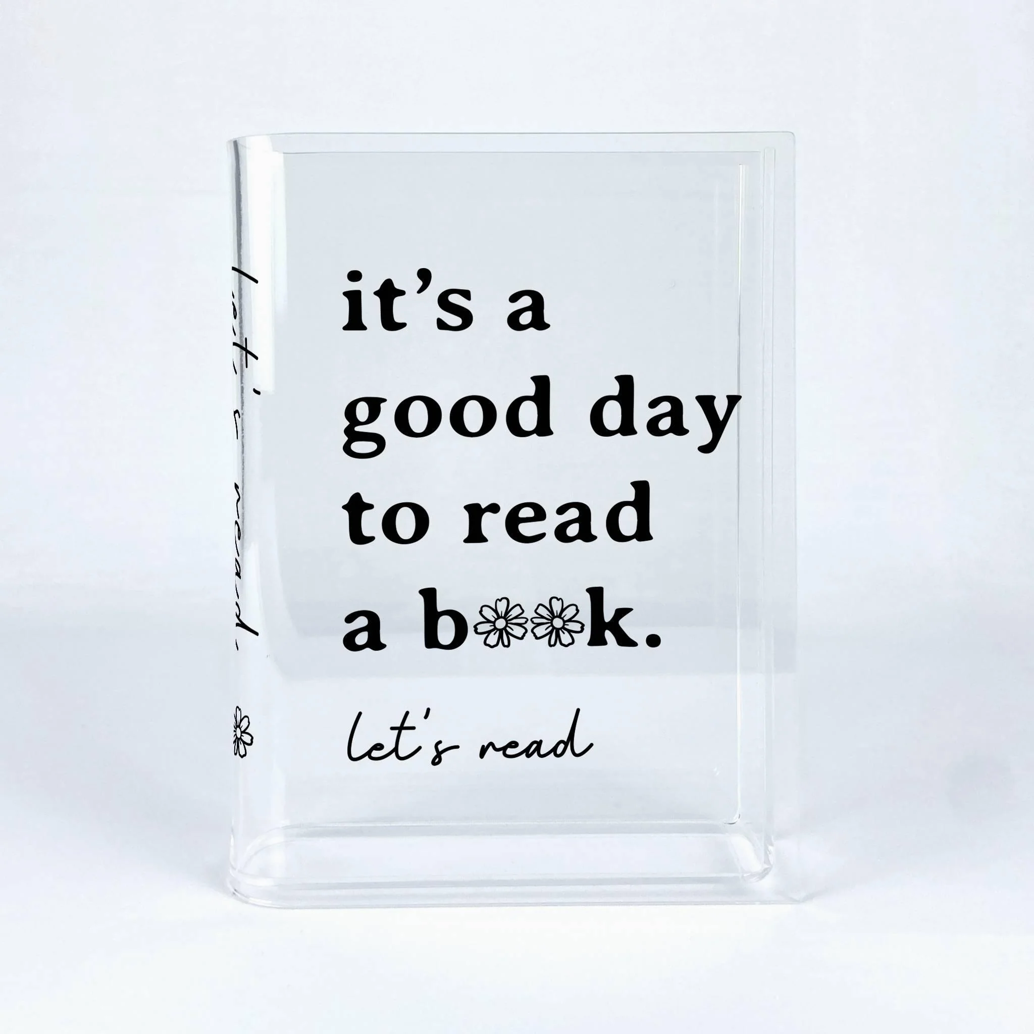Good Day To Read A Book Acrylic Book Vase - Image 8