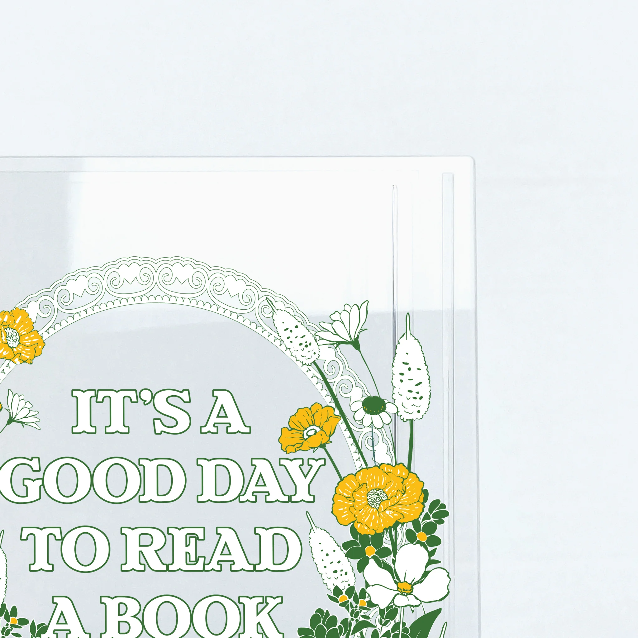 Good Day To Read A Book Acrylic Book Vase - II - Image 10