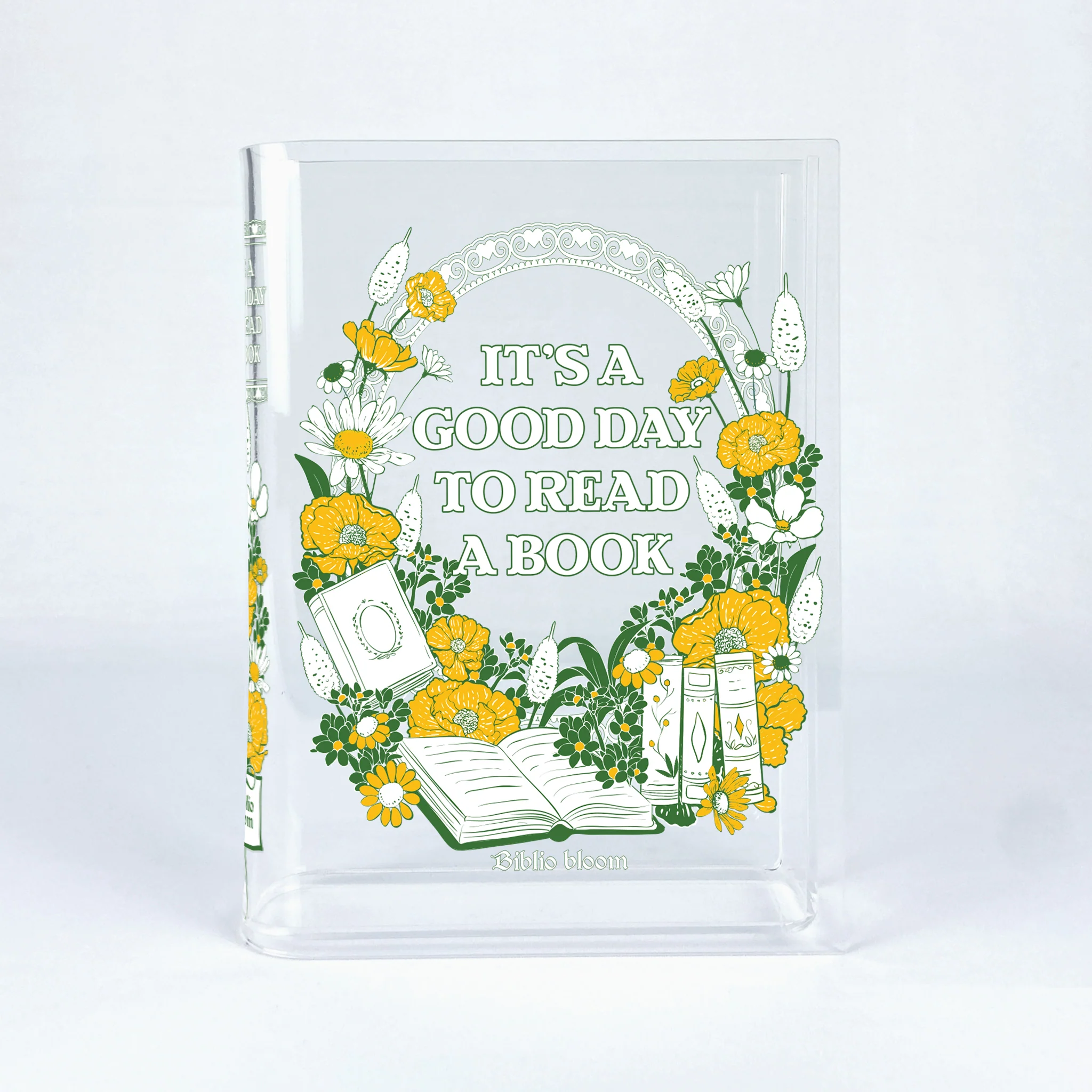 Good Day To Read A Book Acrylic Book Vase - II - Image 8