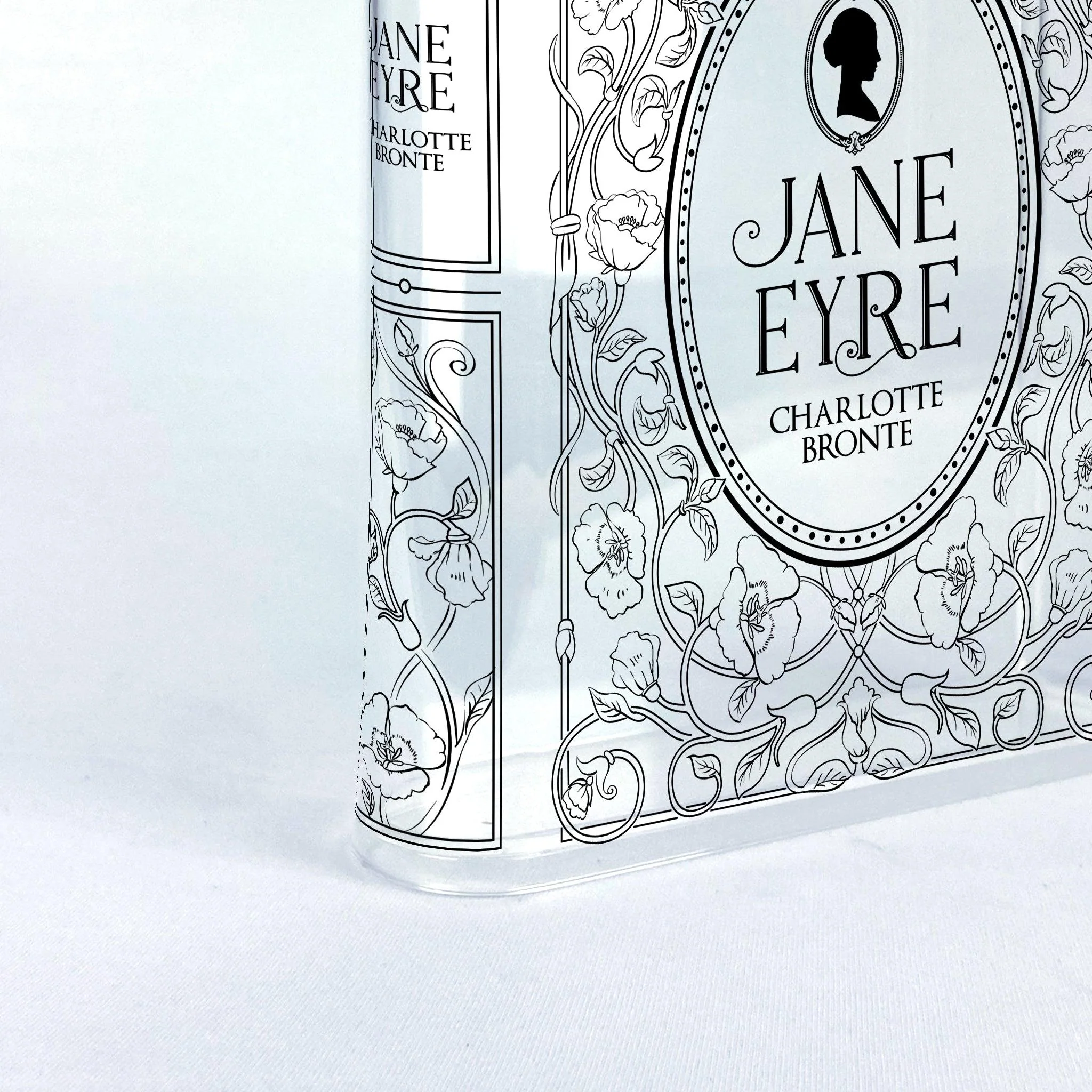 Jane Eyre Acrylic Book Vase - Black - Image 10