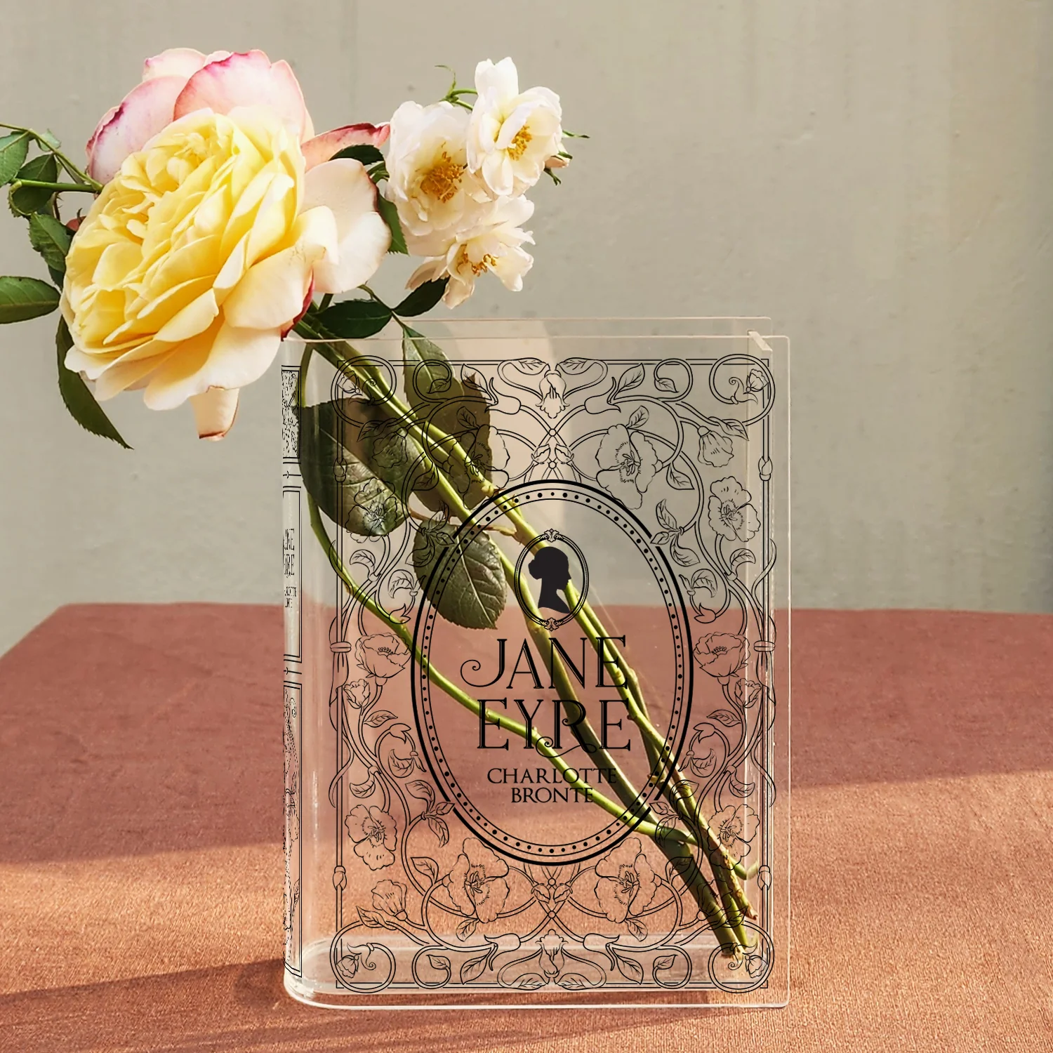 Jane Eyre Acrylic Book Vase - Black - Image 2