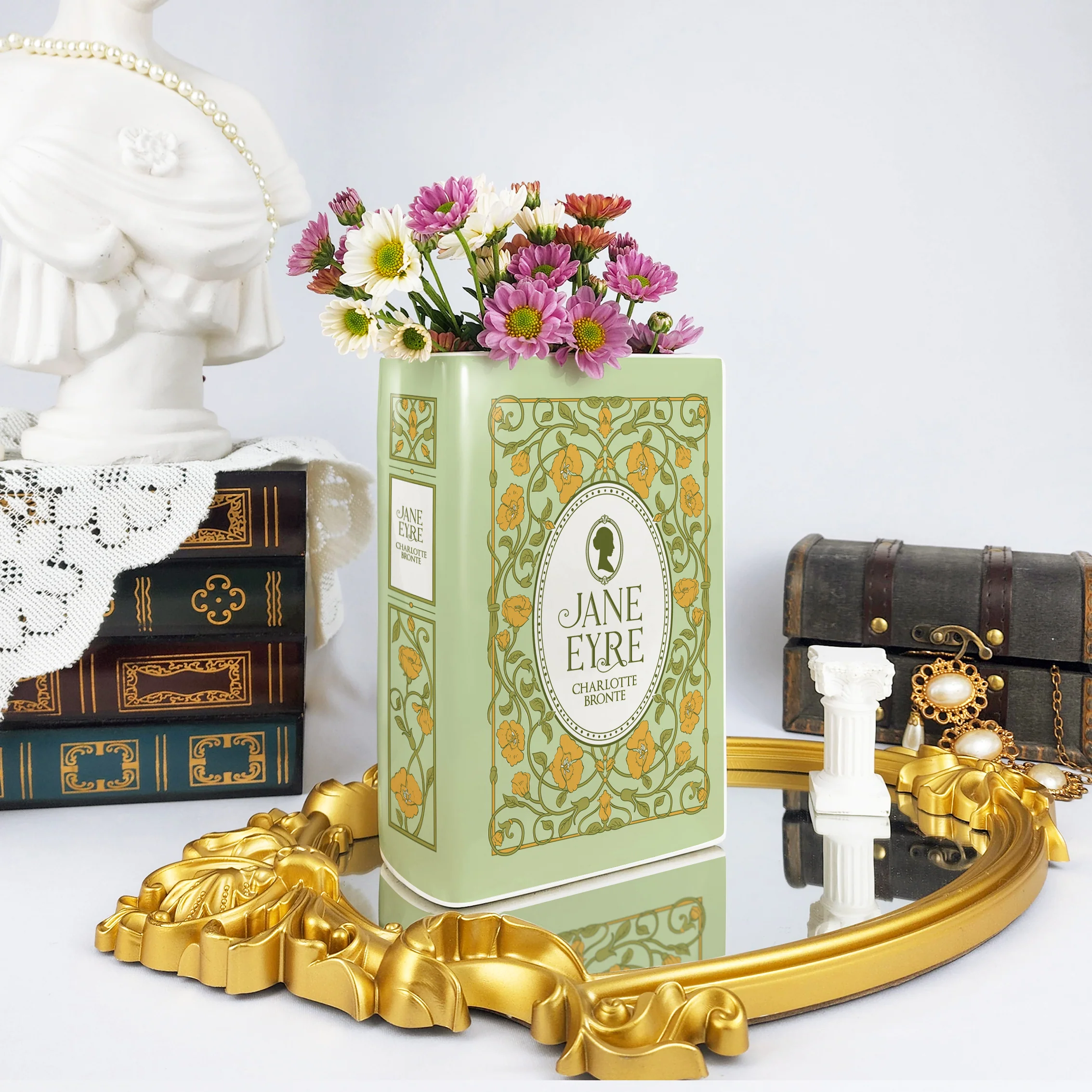 Jane Eyre Ceramic Book Vase - Large - Image 3