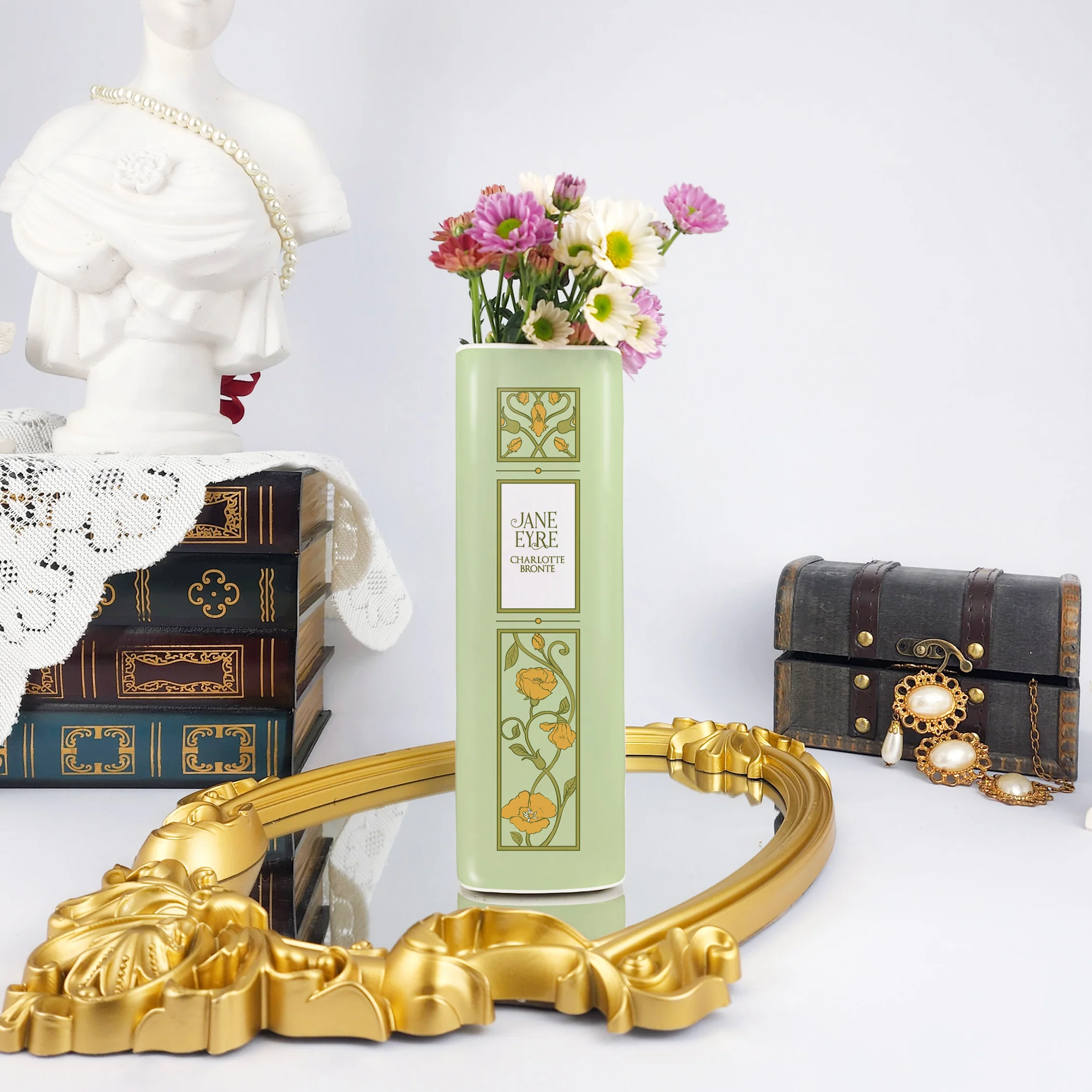 Jane Eyre Ceramic Book Vase - Large - Image 4