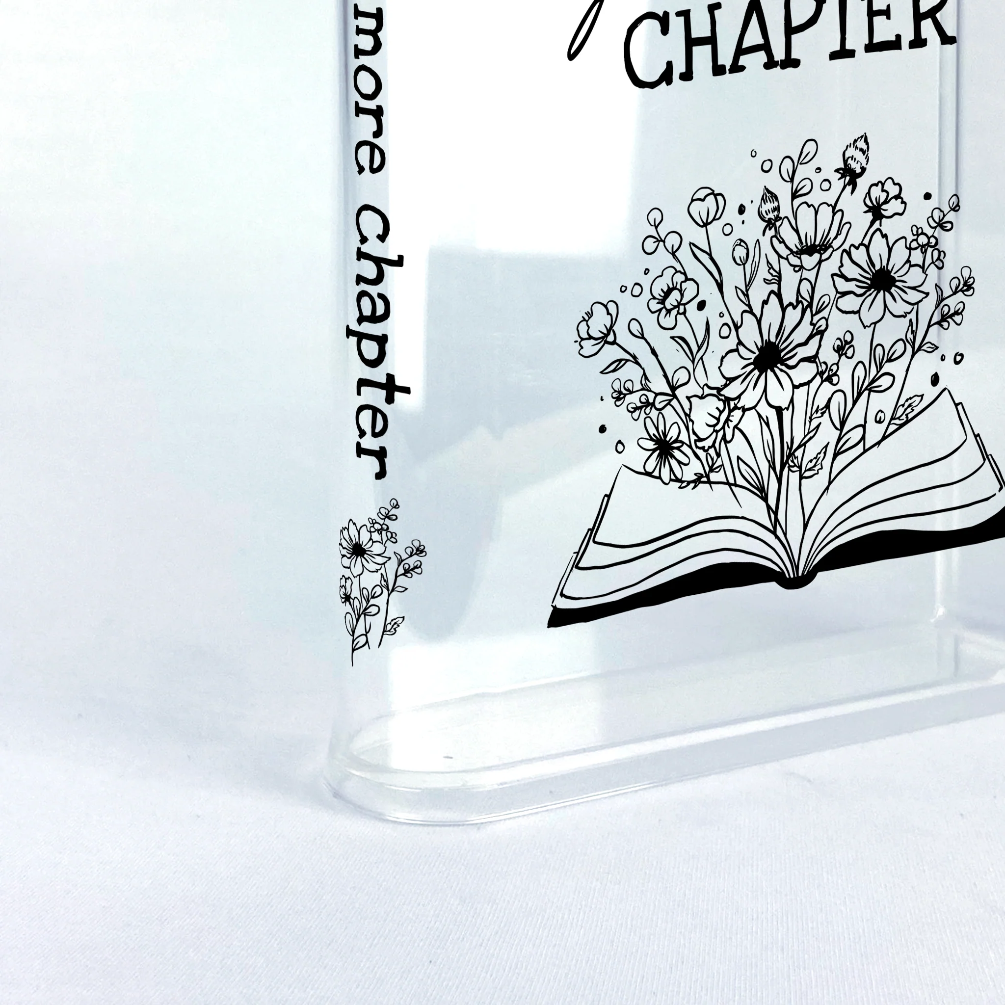 Just One More Chapter Acrylic Book Vase - Black - Image 10