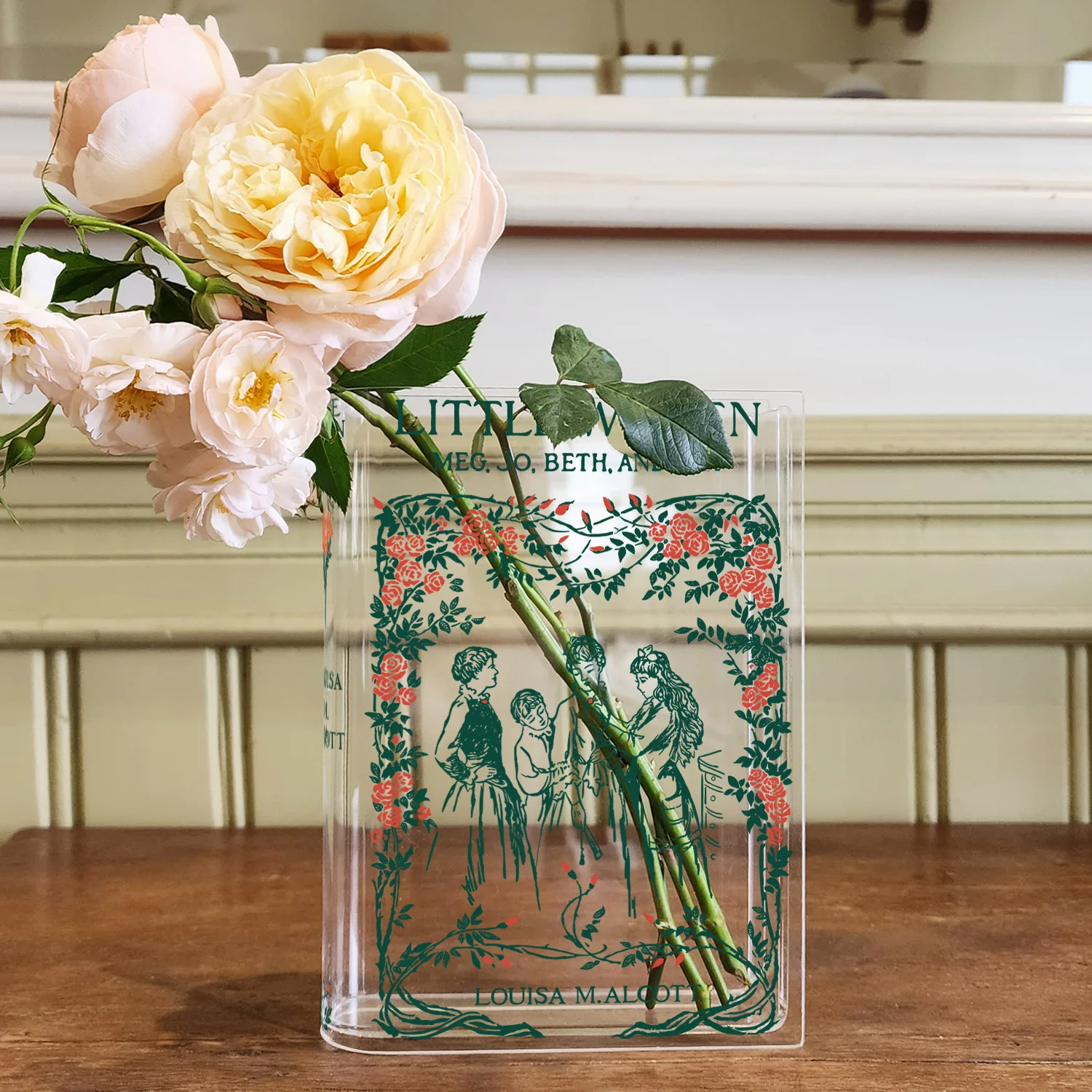 Little Women Acrylic Book Vase - Image 6