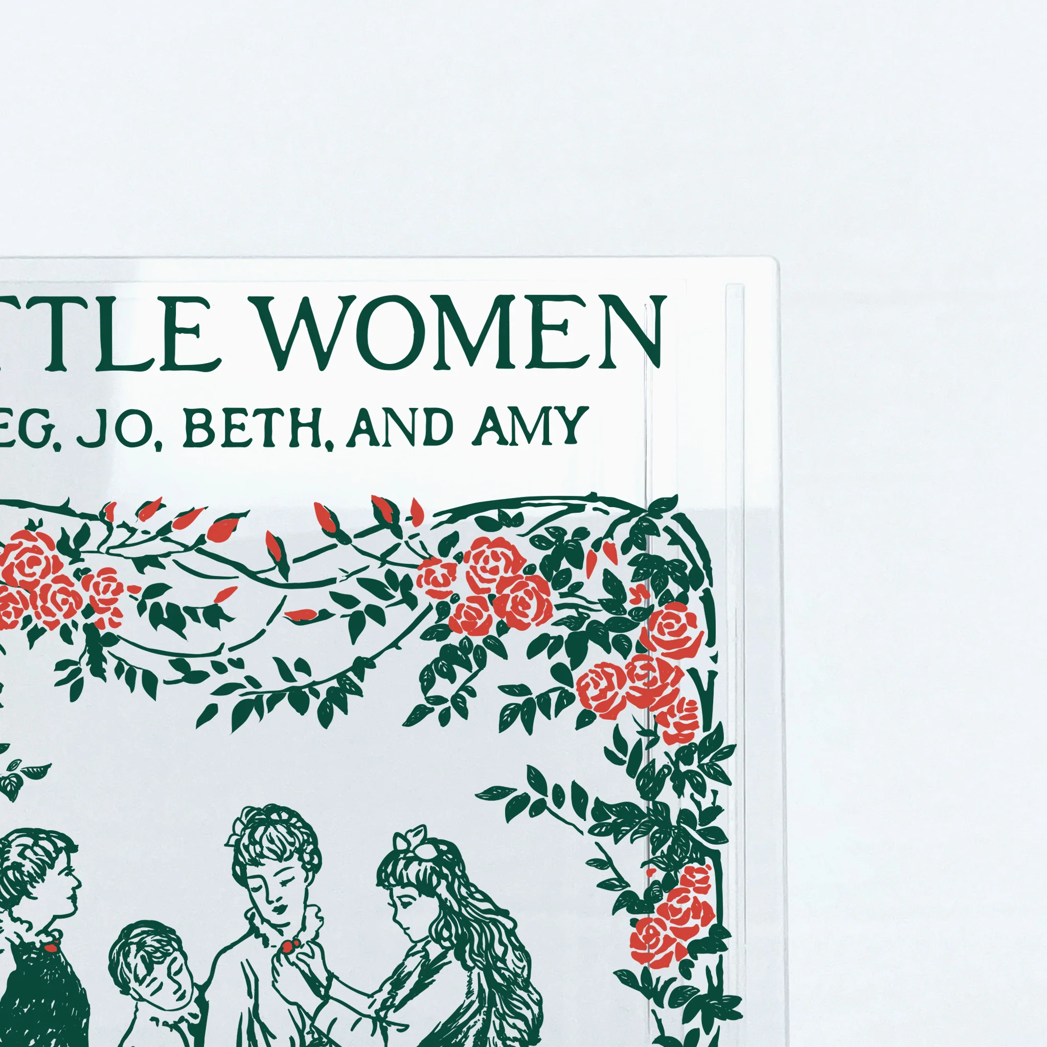 Little Women Acrylic Book Vase - Image 9
