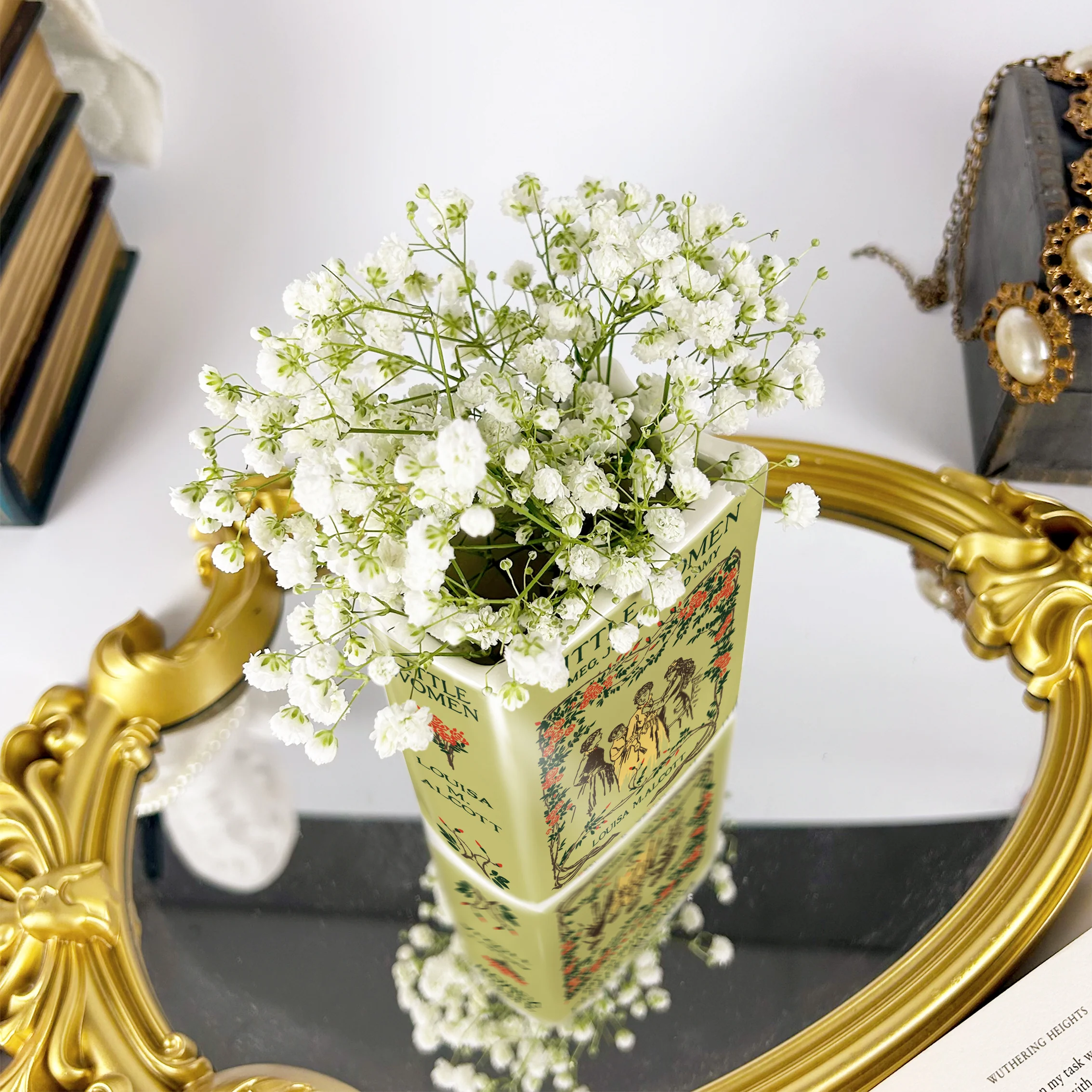 Little Women Ceramic Book Vase - Small - Image 5