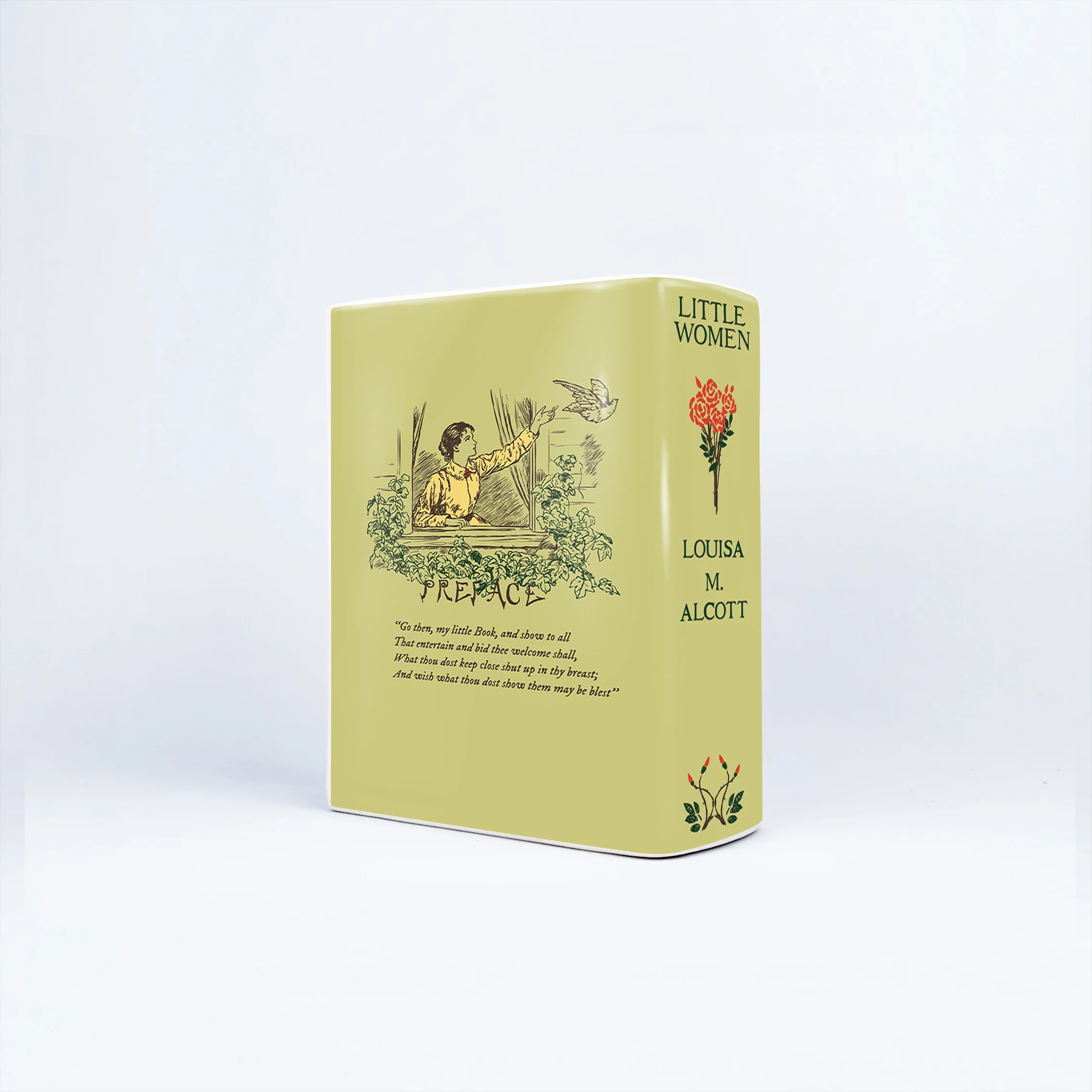 Little Women Ceramic Book Vase - Small - Image 9