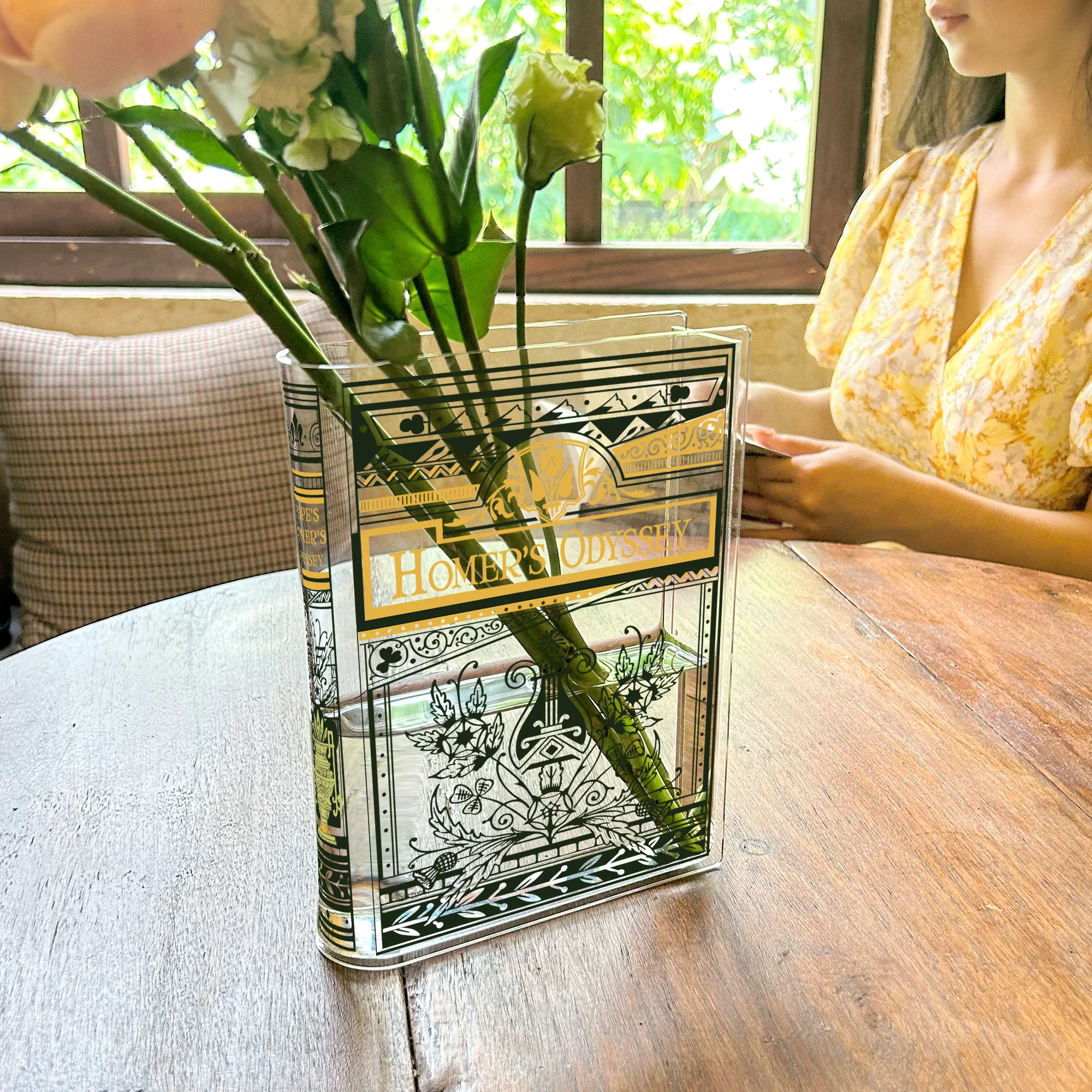 Odyssey Acrylic Book Vase - Image 7