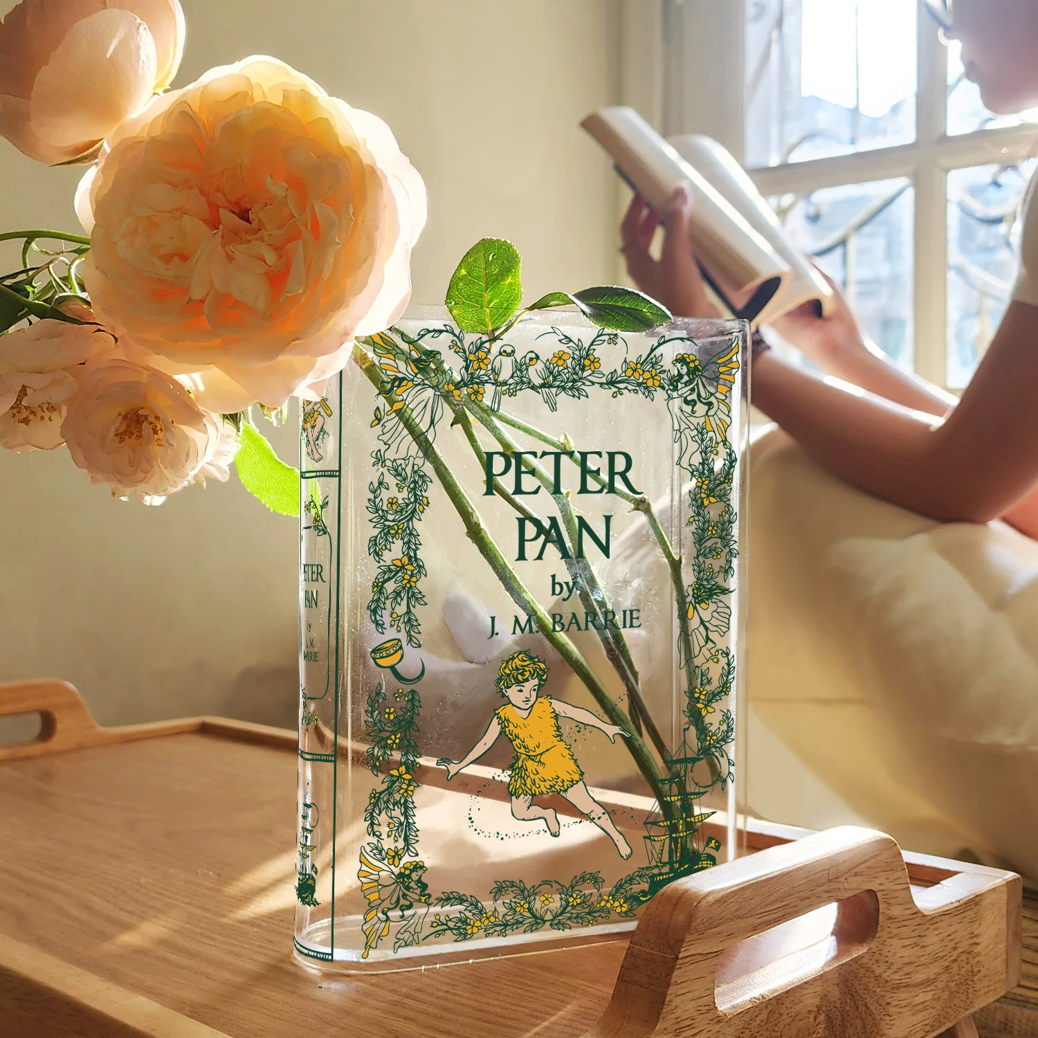 Peter Pan Acrylic Book Vase - Image 4