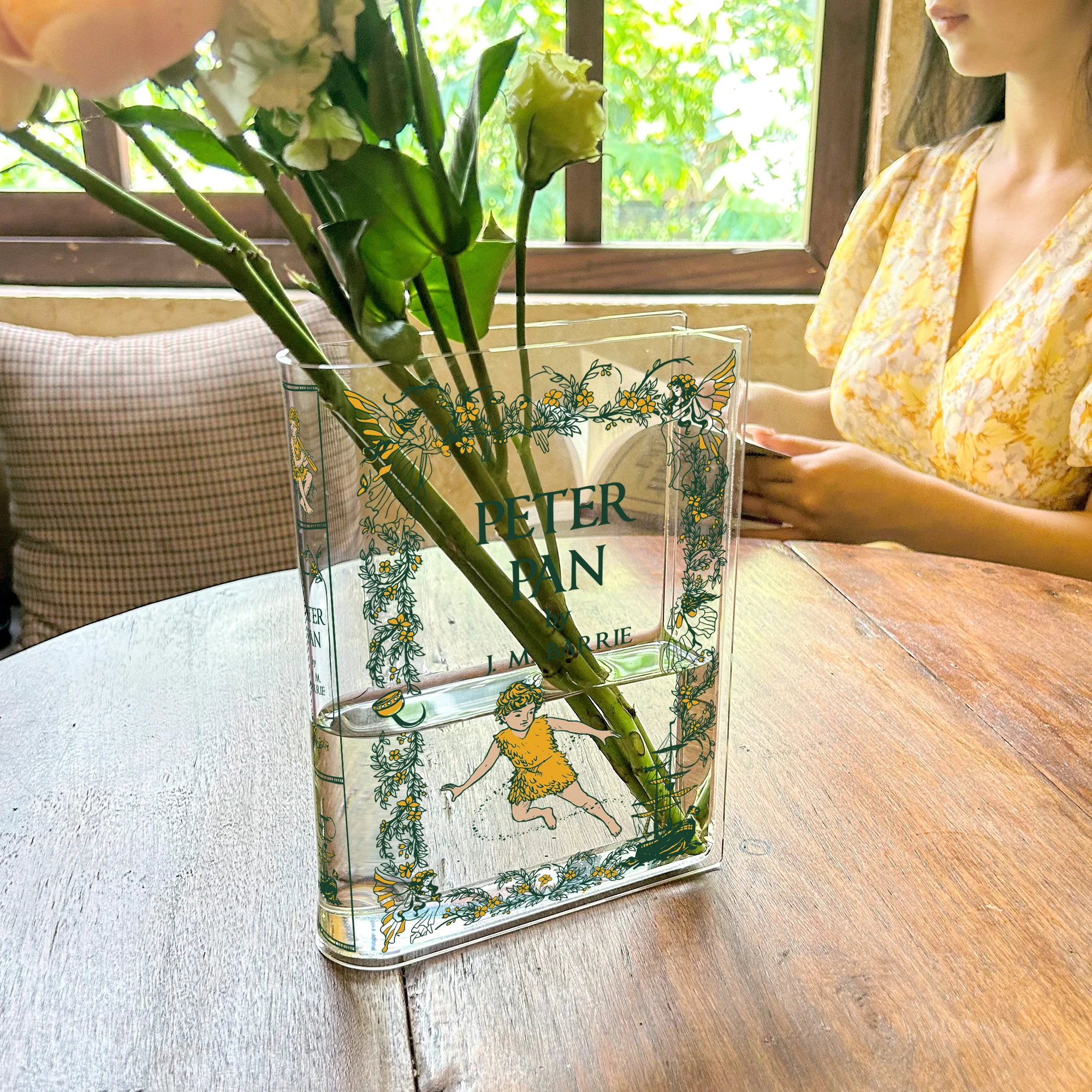 Peter Pan Acrylic Book Vase - Image 7